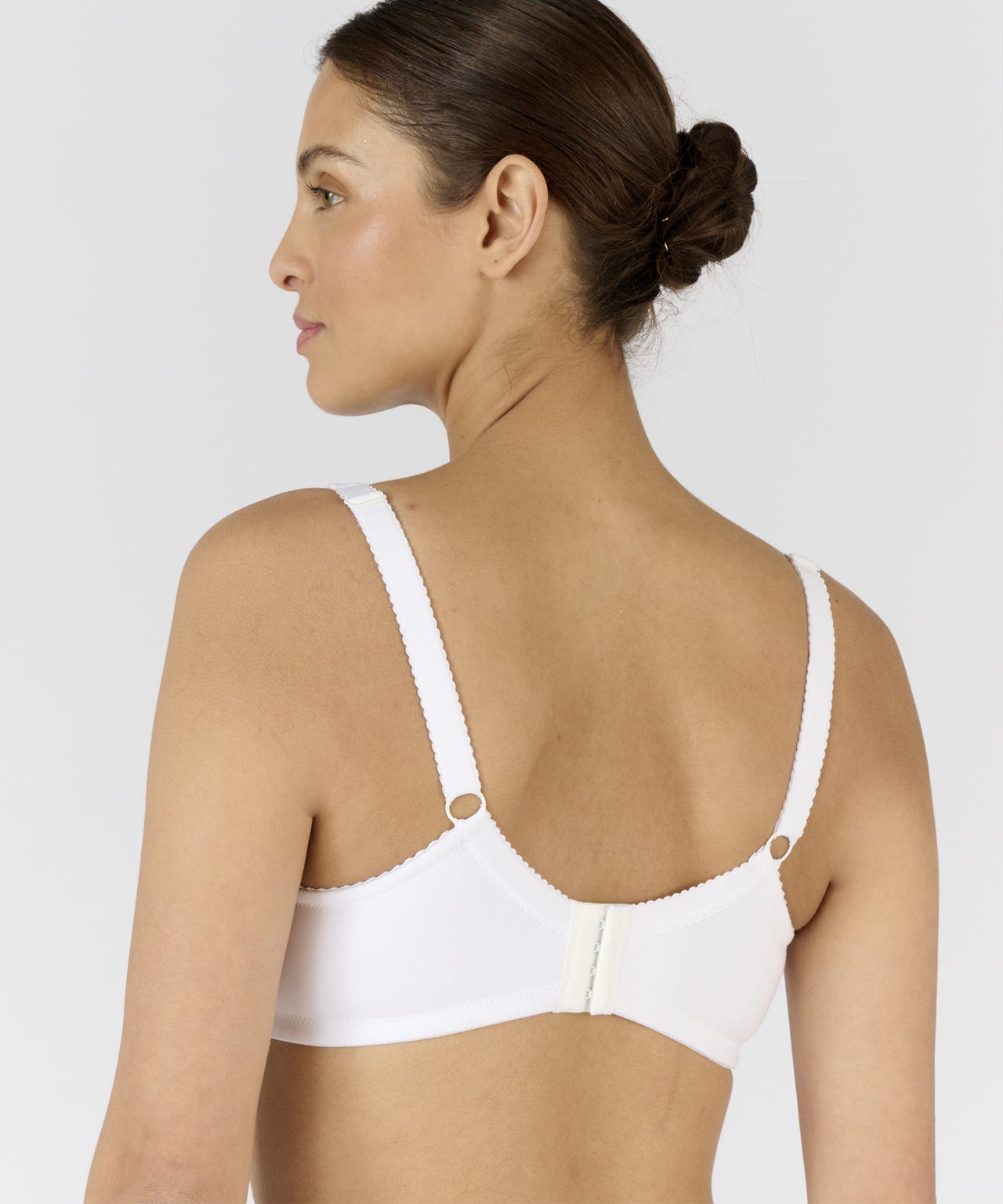 Pack of 2 Non-wired Lace Trim Bras