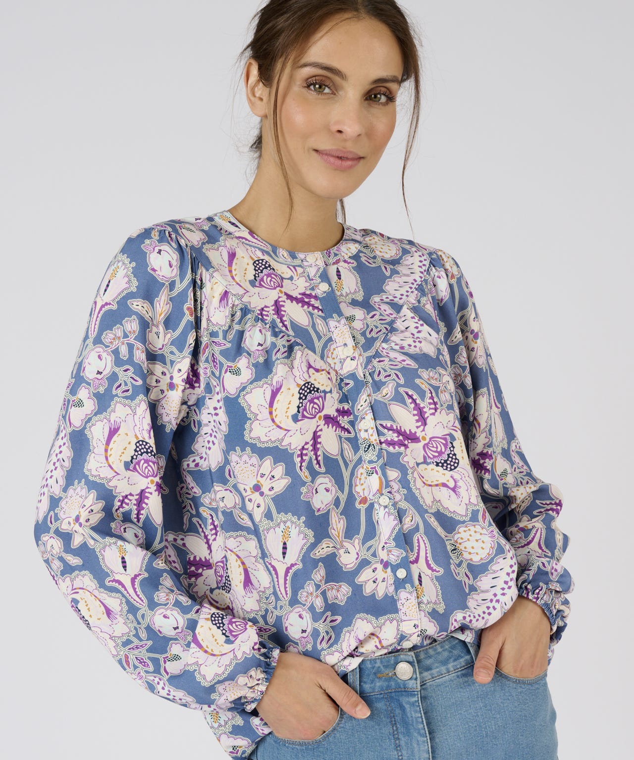 Floral Print Blouse