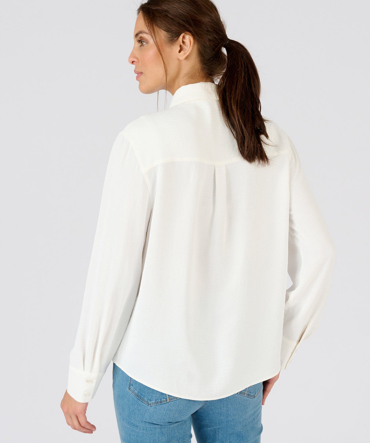 Textured Long Sleeve Shirt 