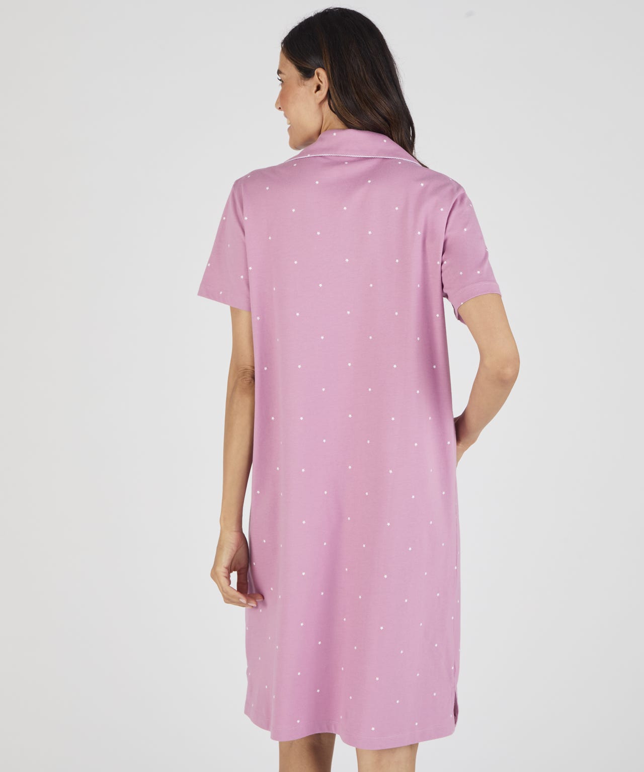 Jersey Button Through Nightdress 