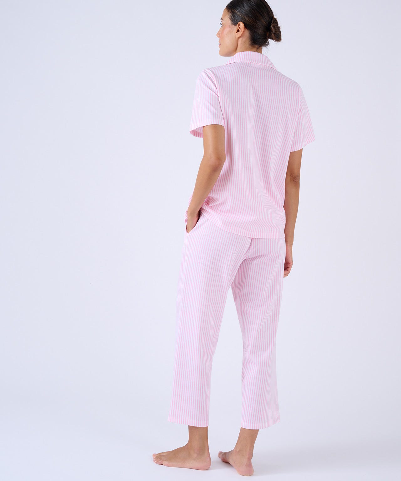 Print Short Sleeve Jersey Pyjamas 