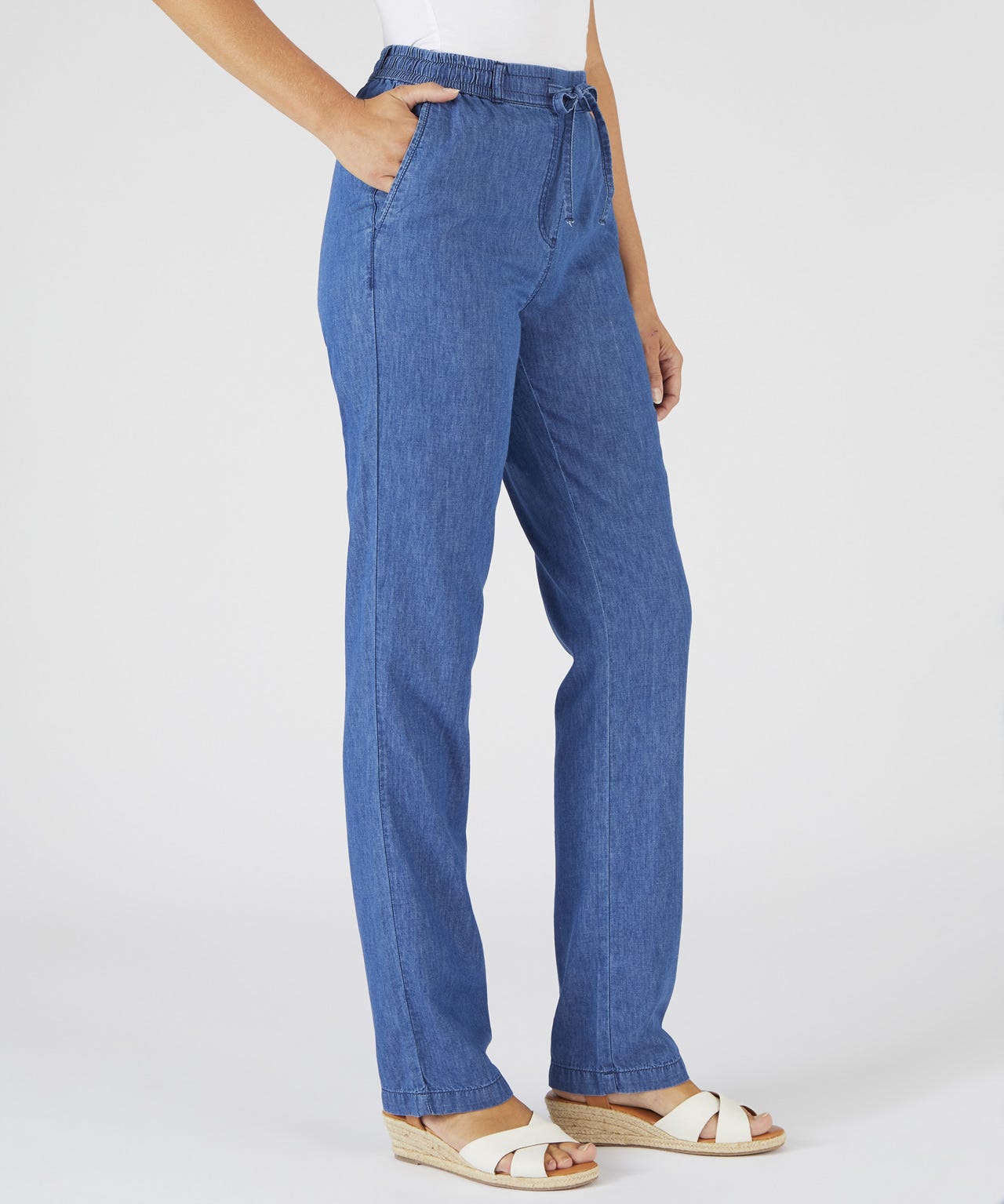 Pull-on Cotton Trousers 