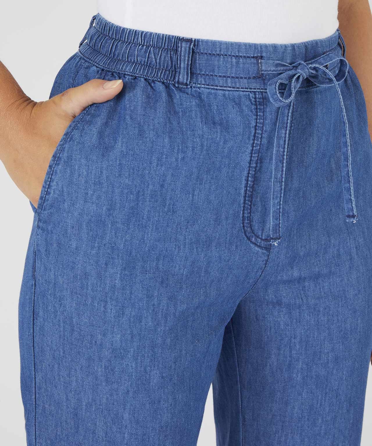 Pull-on Cotton Trousers 