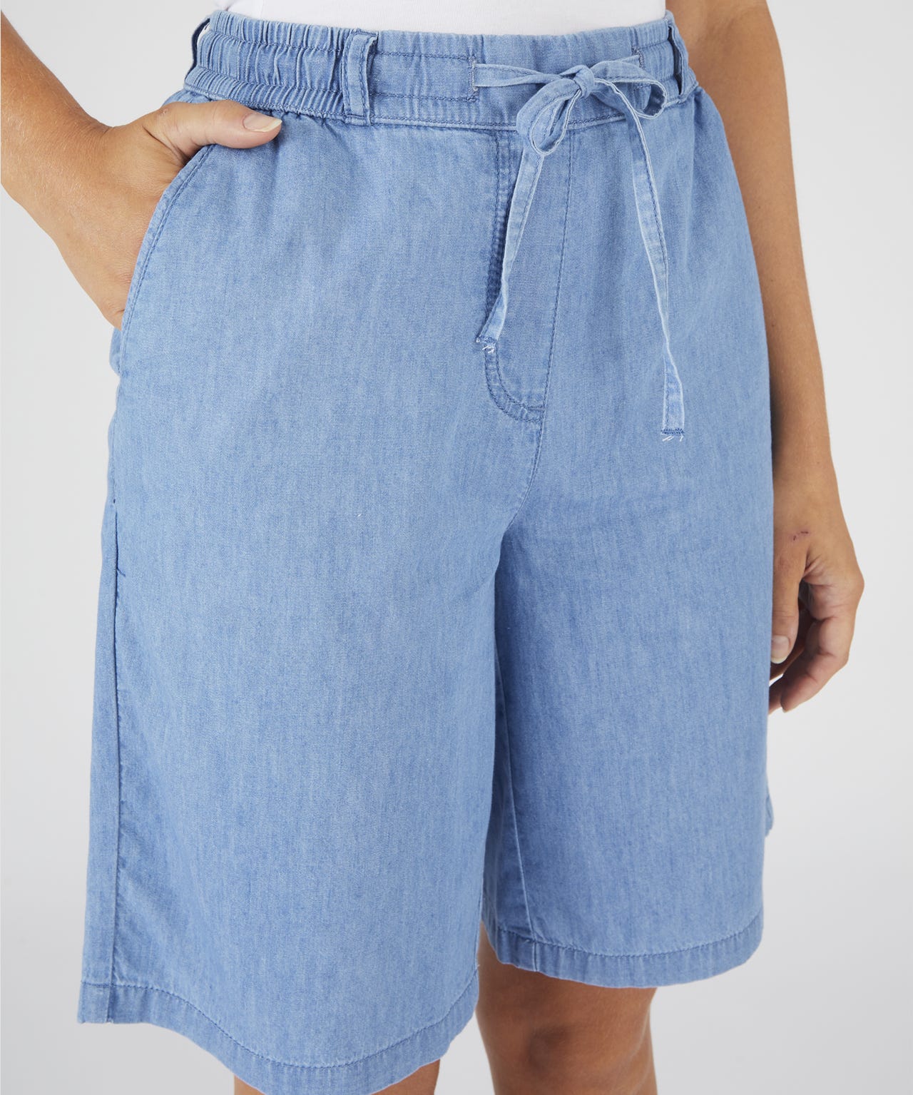 Pull-on Cotton Shorts 