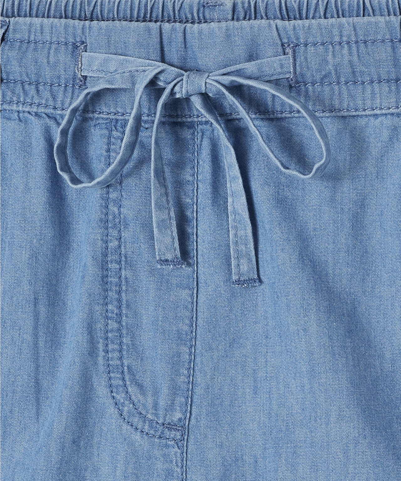 Pull-on Cotton Shorts 
