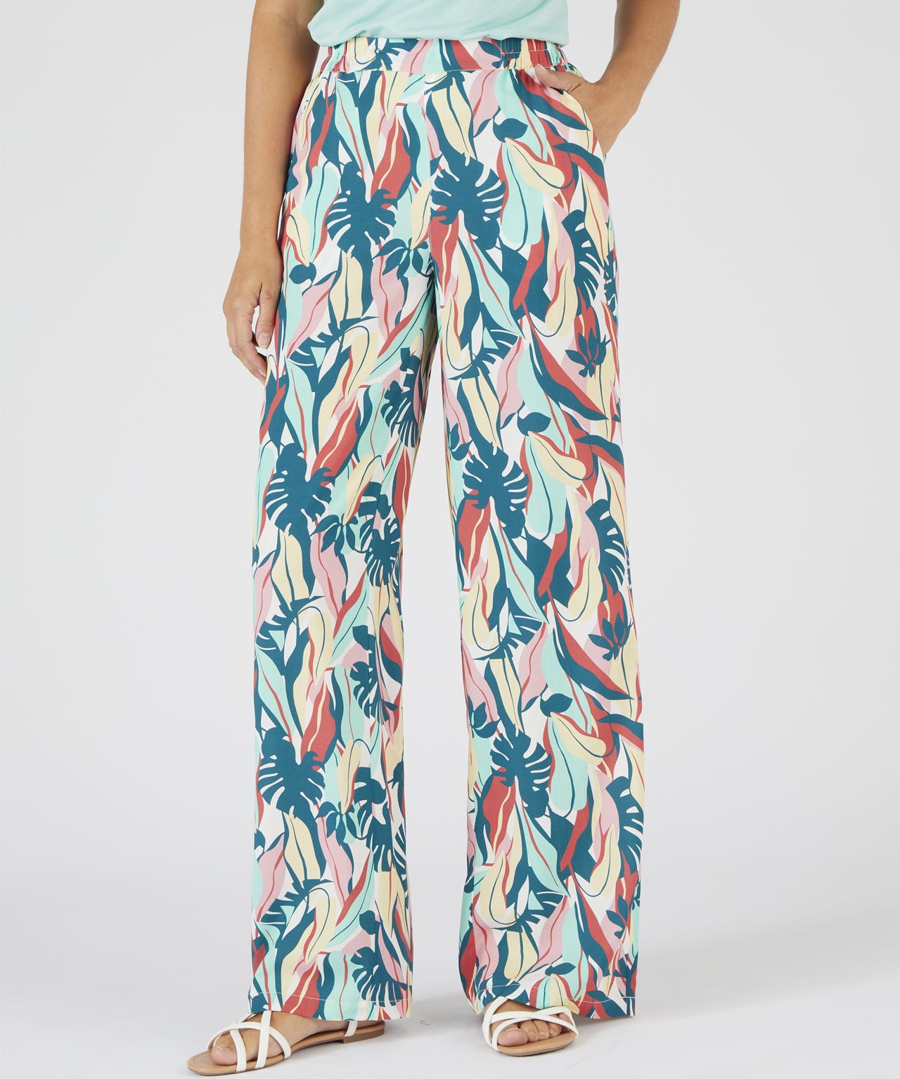 Tropical Print Climatyl Trousers