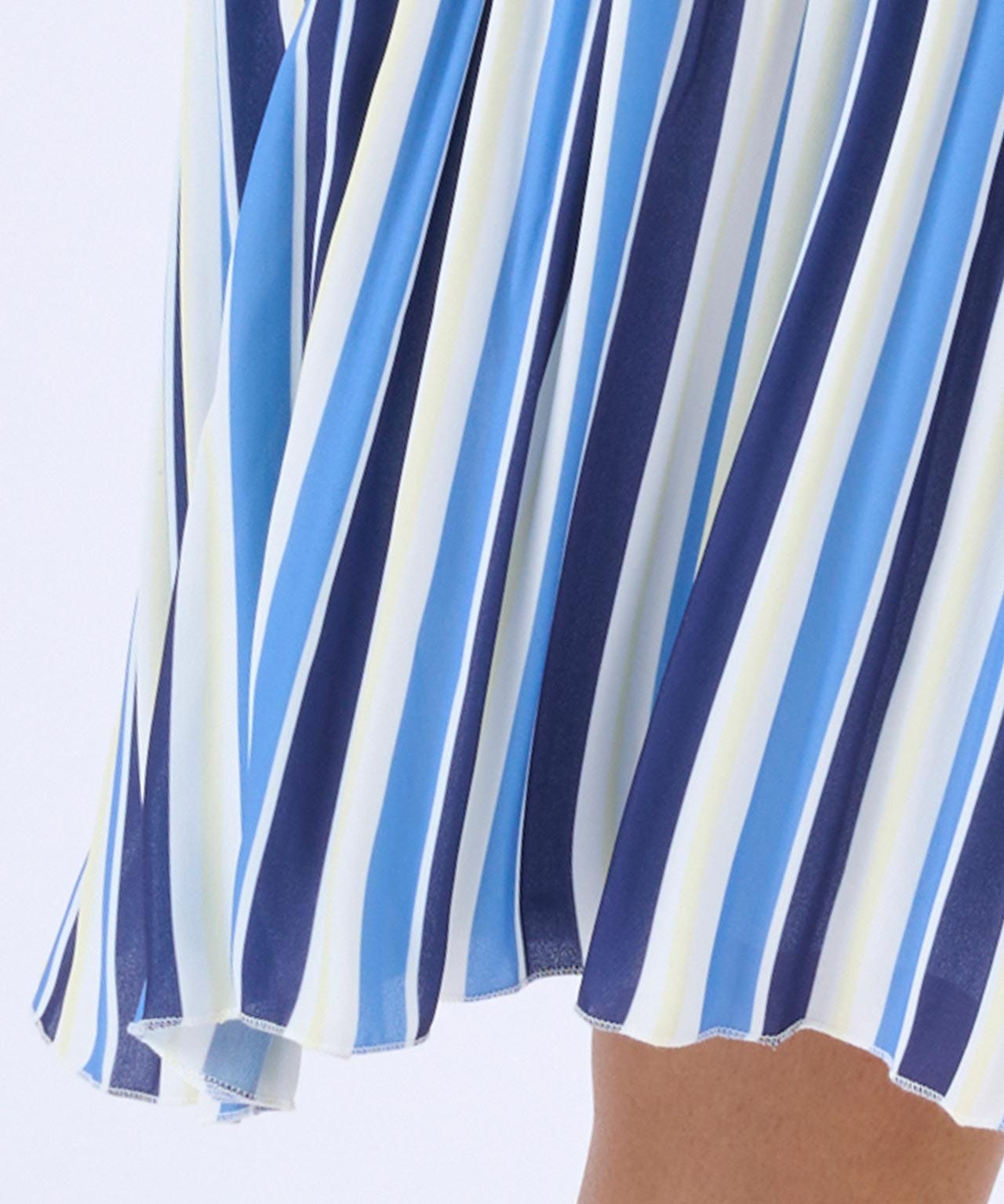 Printed Pleated Skirt