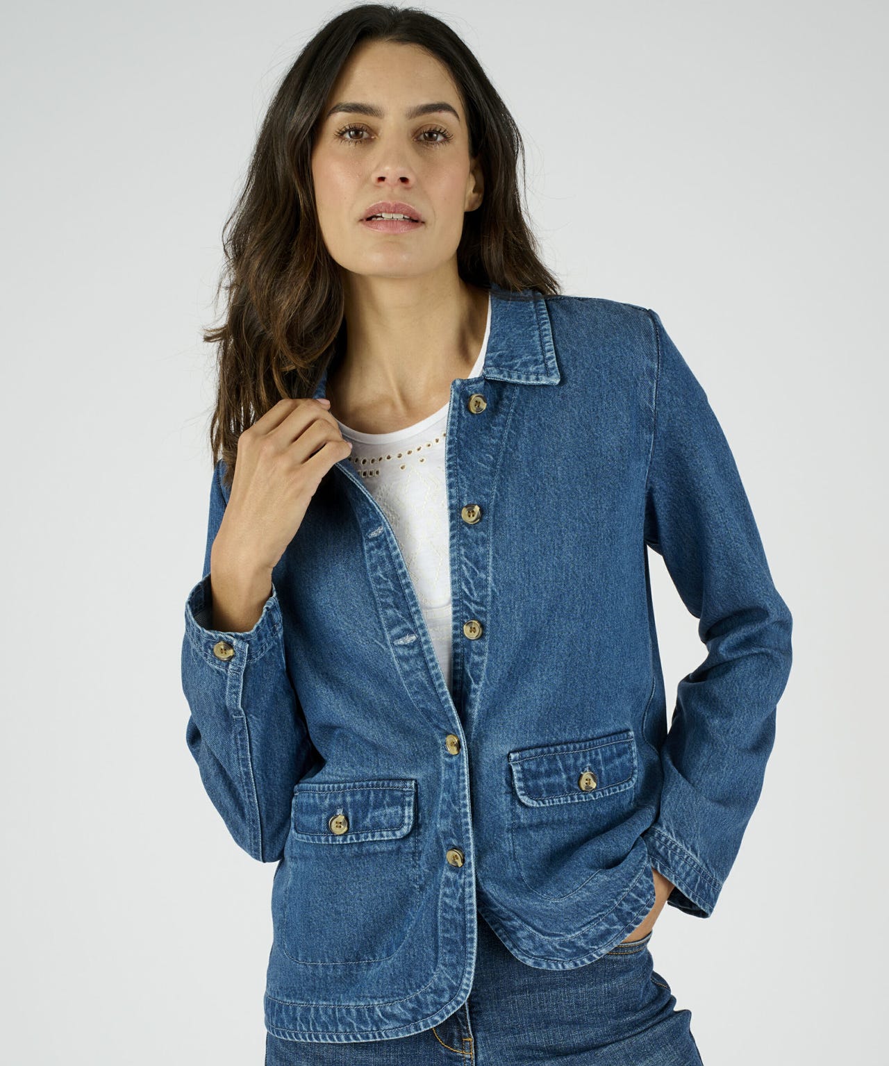 Denim Look Jacket 