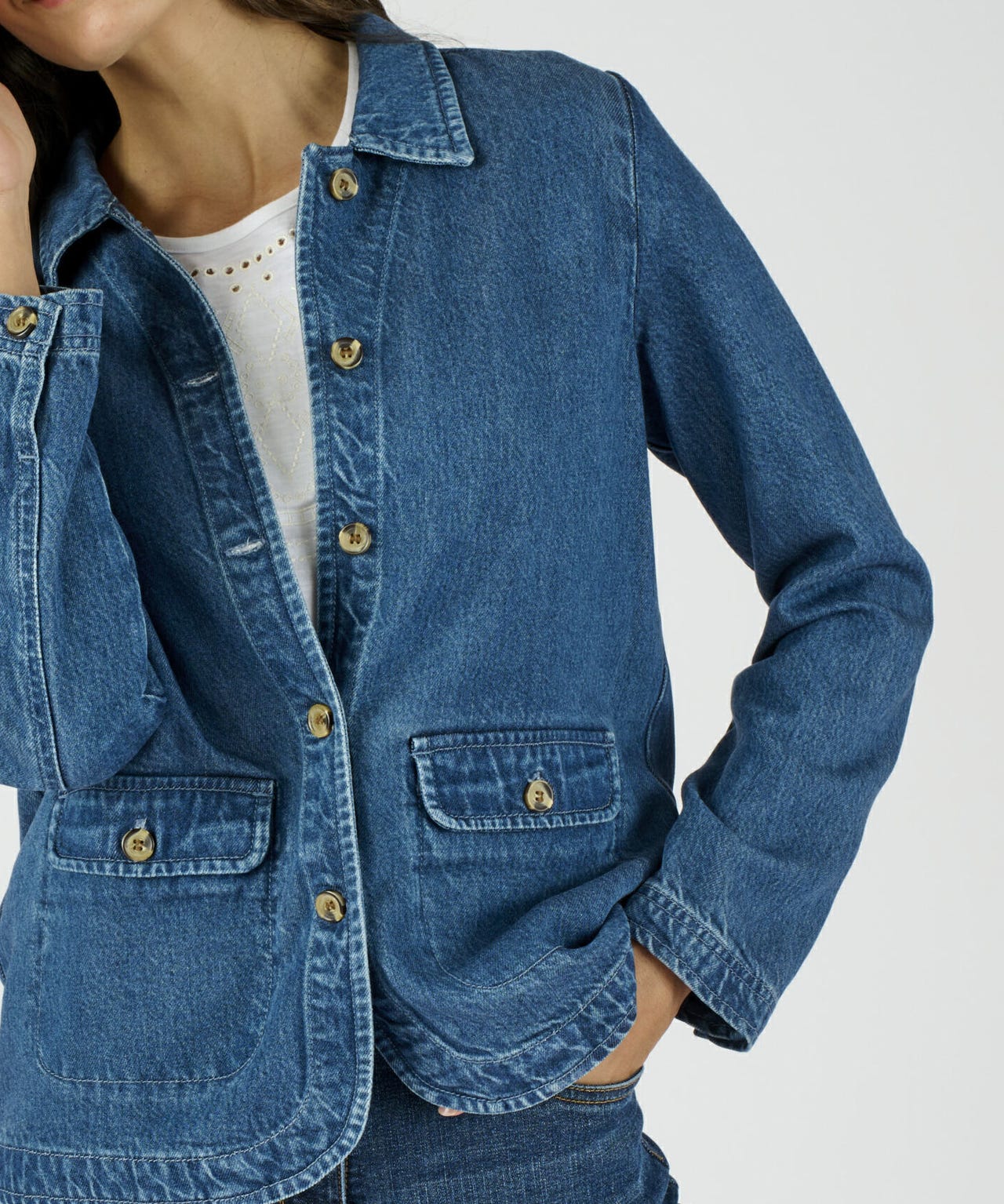 Denim Look Jacket 