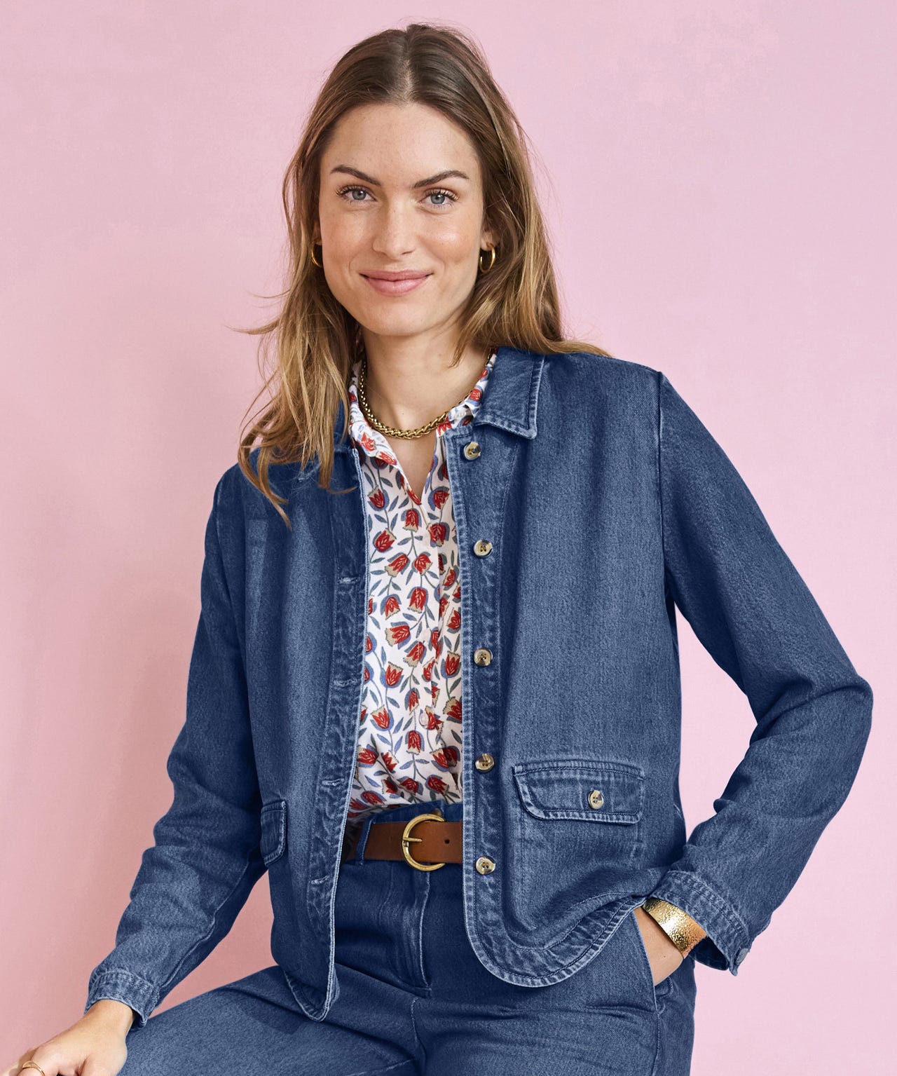 Denim Look Jacket 