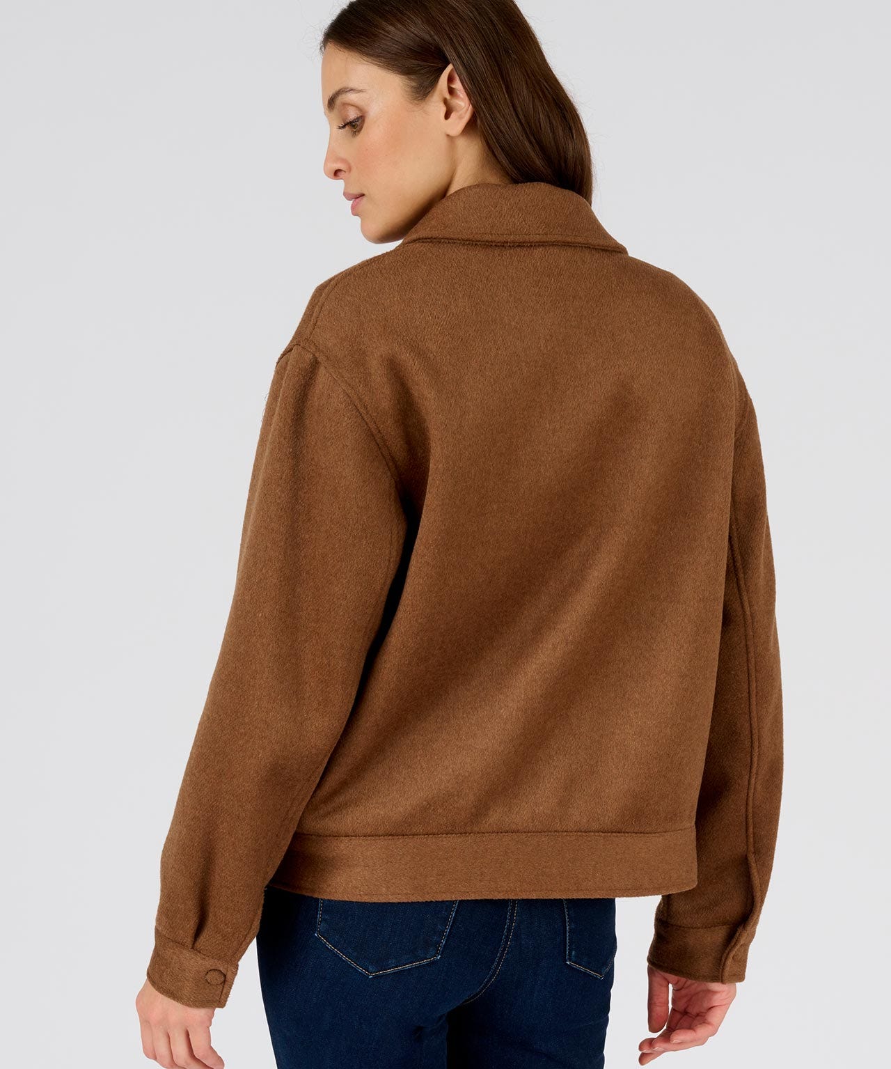 Wool Mix Casual Jacket 