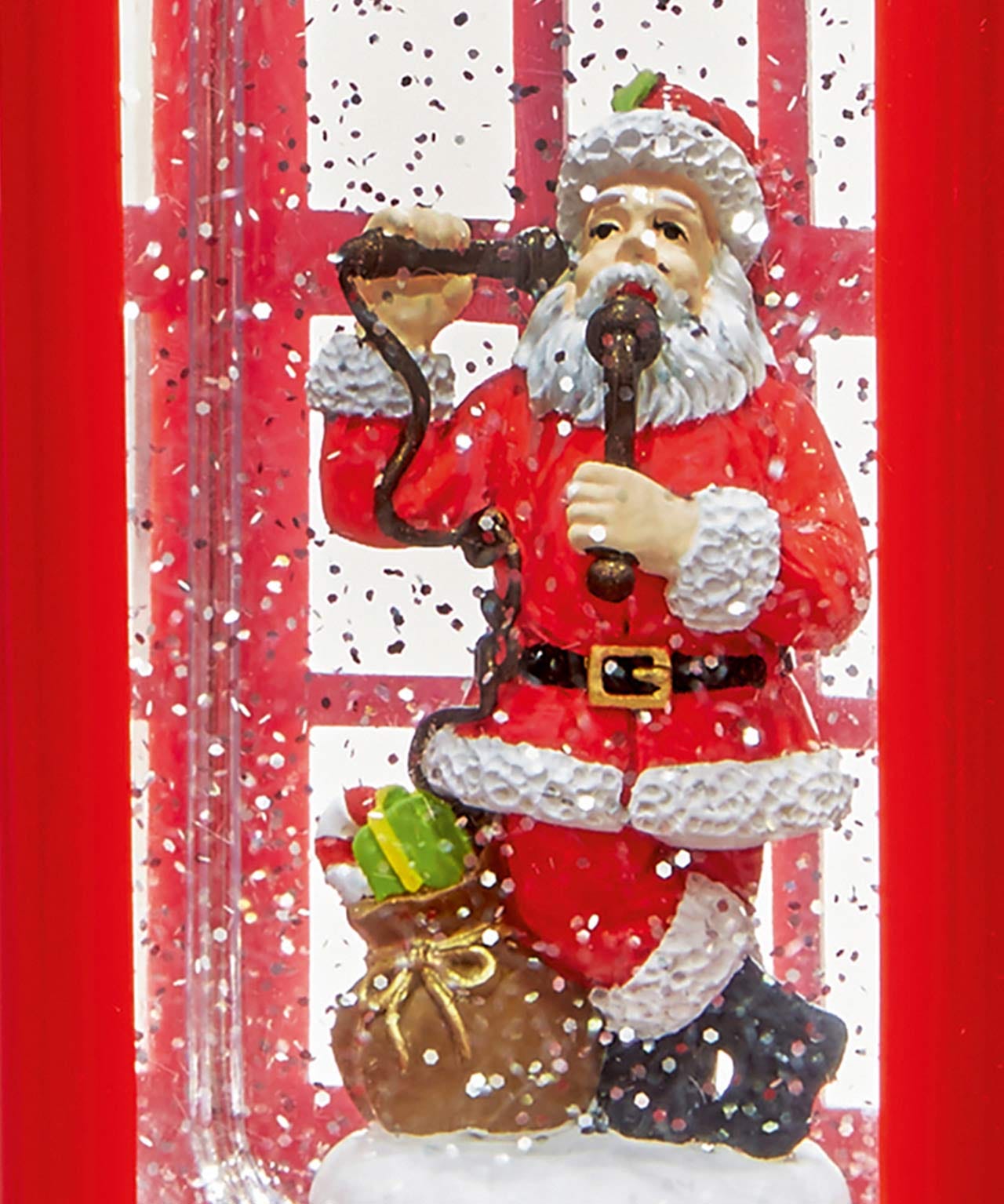 Light Up Santa Water Spinner