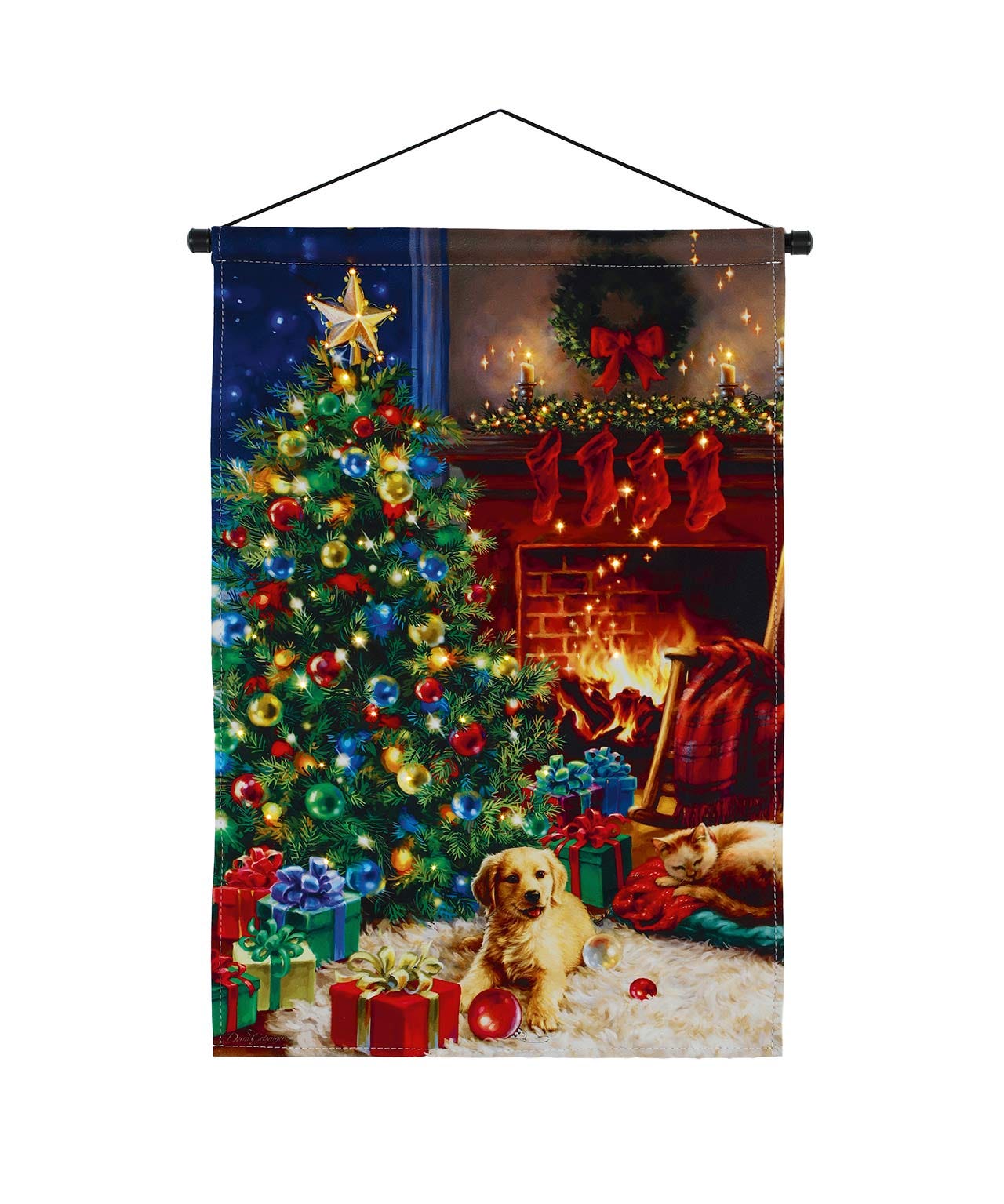 LED Fireplace Wall Hanger