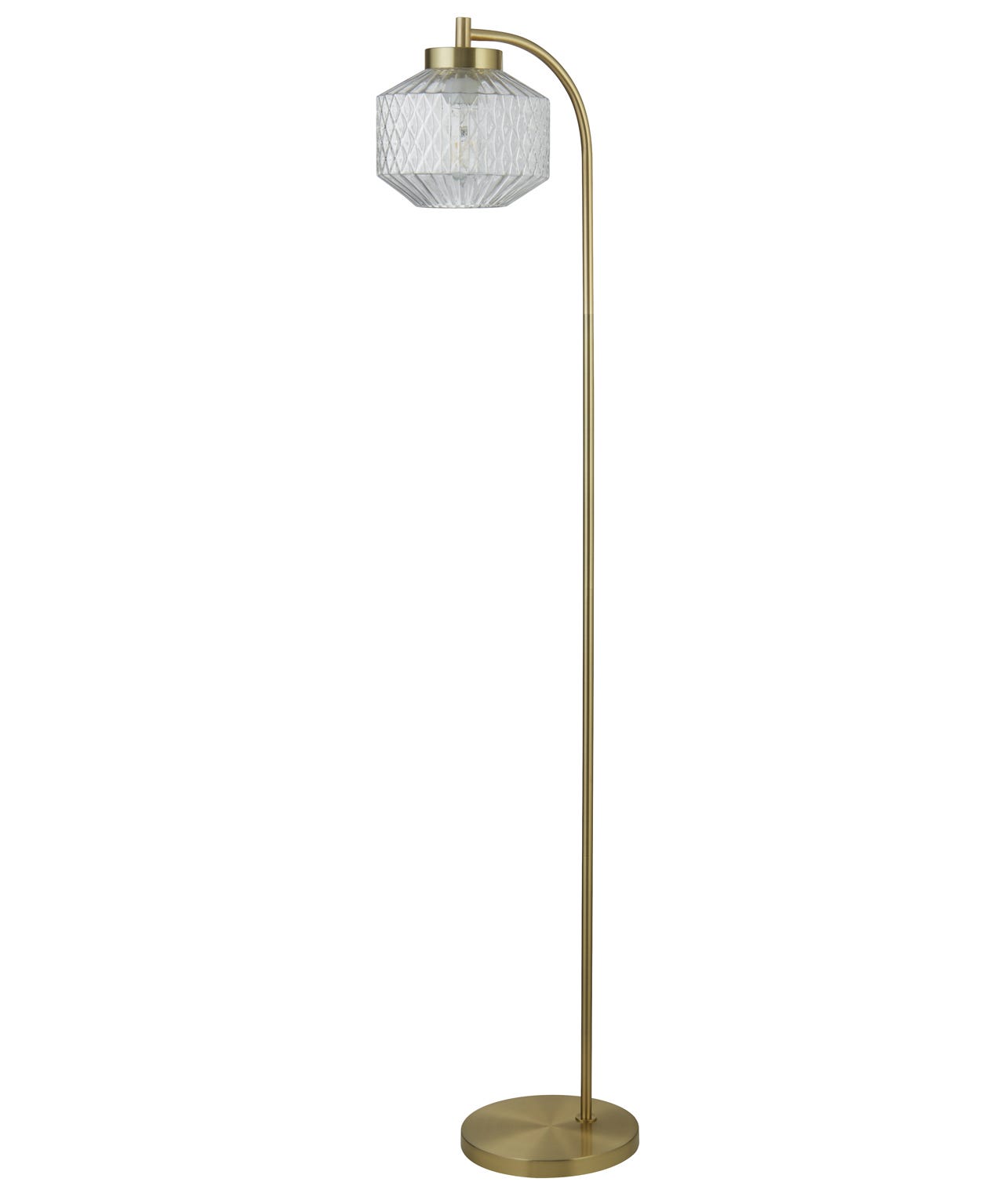 Satin Brass Floor Lamp