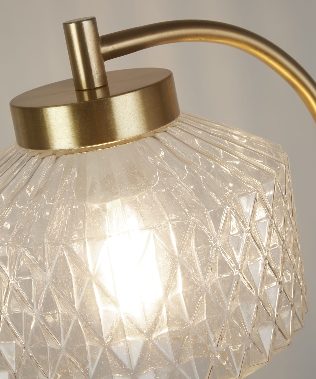 Satin Brass Floor Lamp