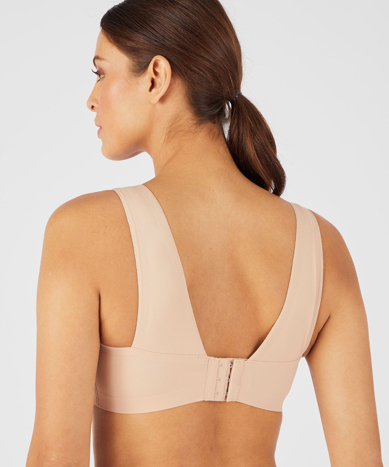 Non-wired Lace Trim Bra 