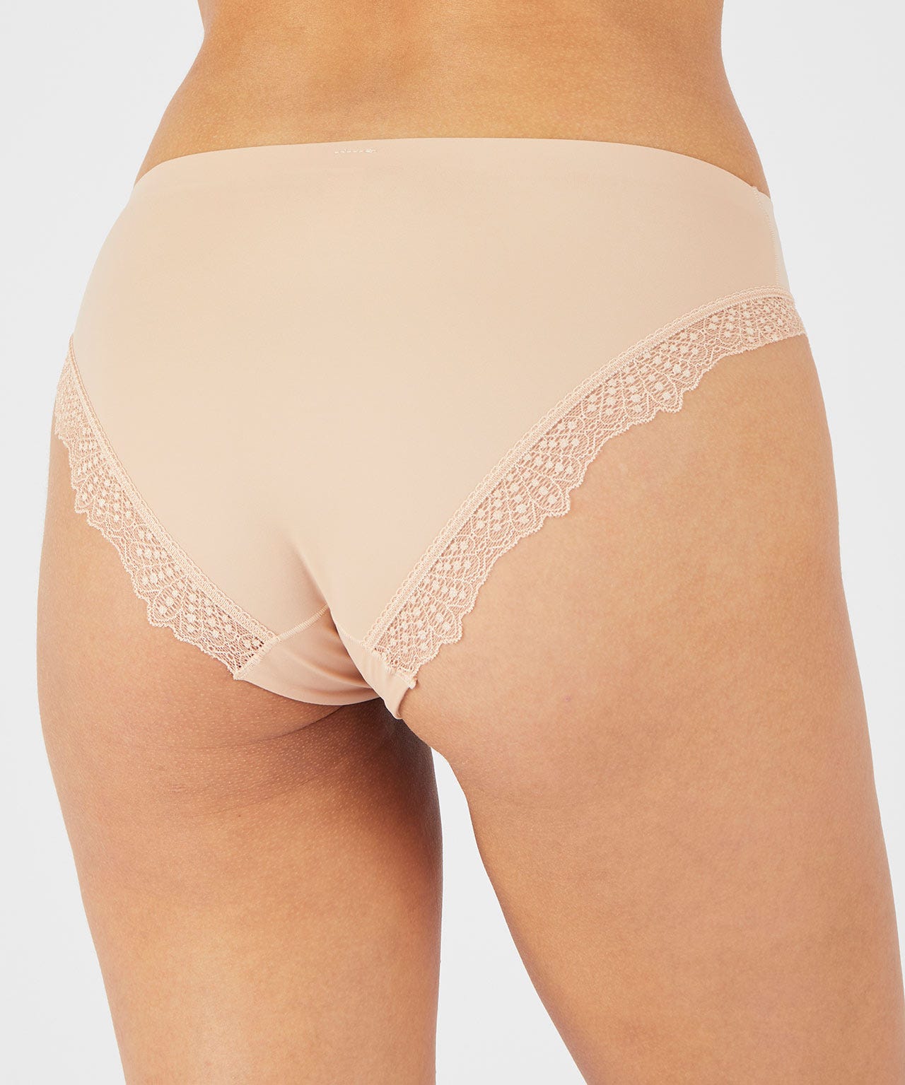 Lace Leg Trim Midi Brief 