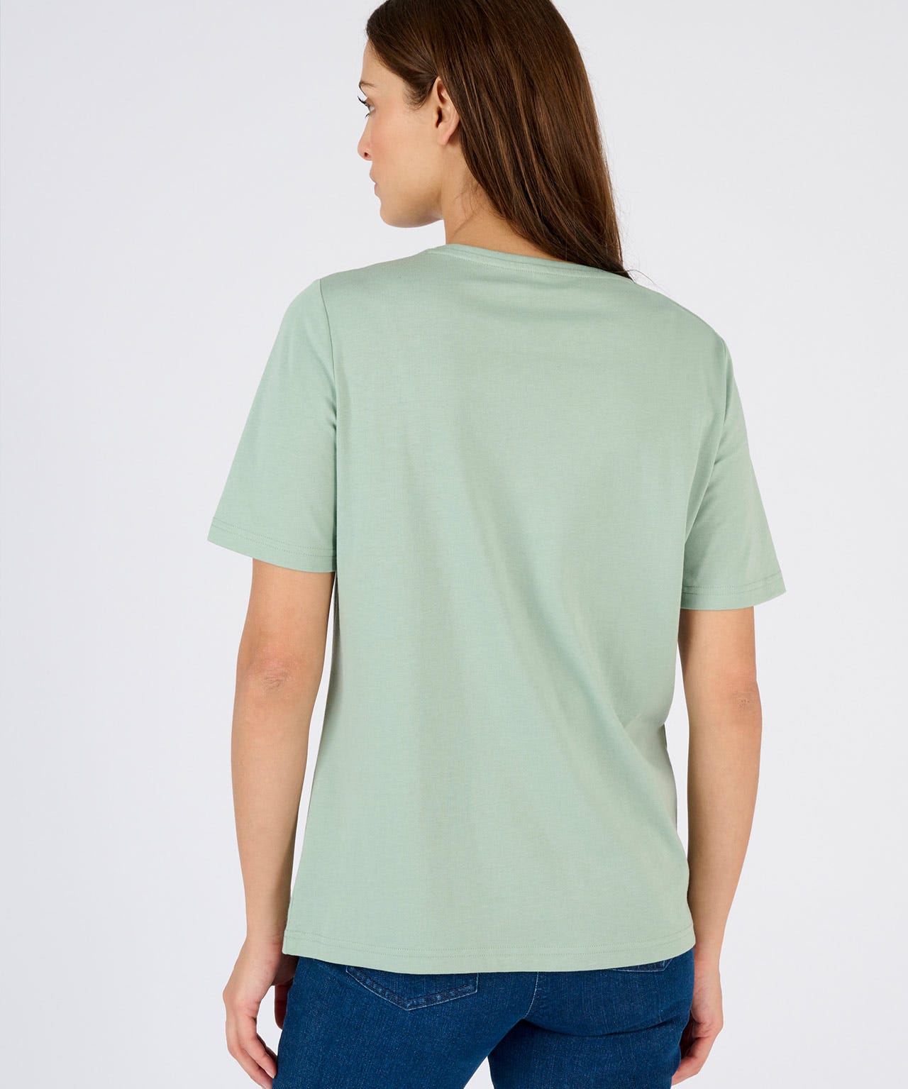 Leaf Print T-shirt 