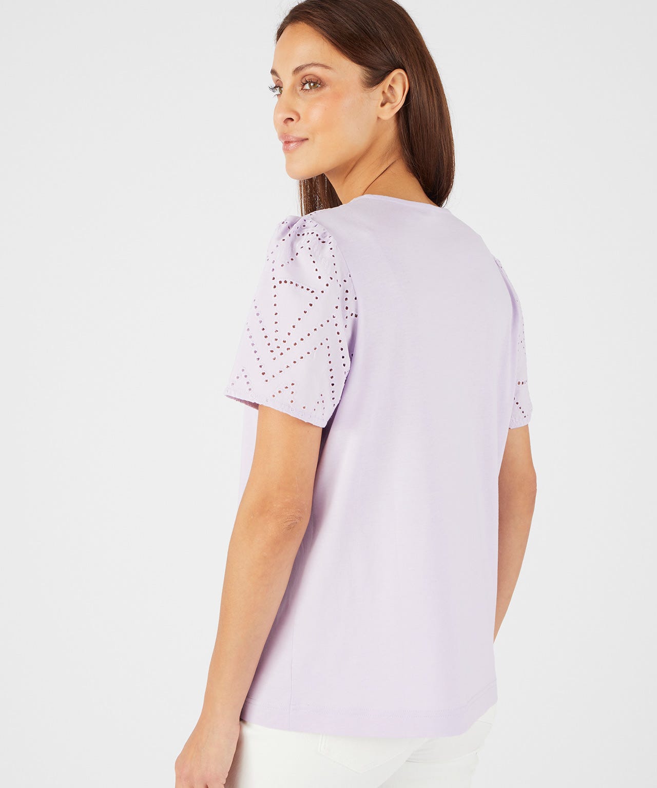 Broderie Anglaise Detail Top 