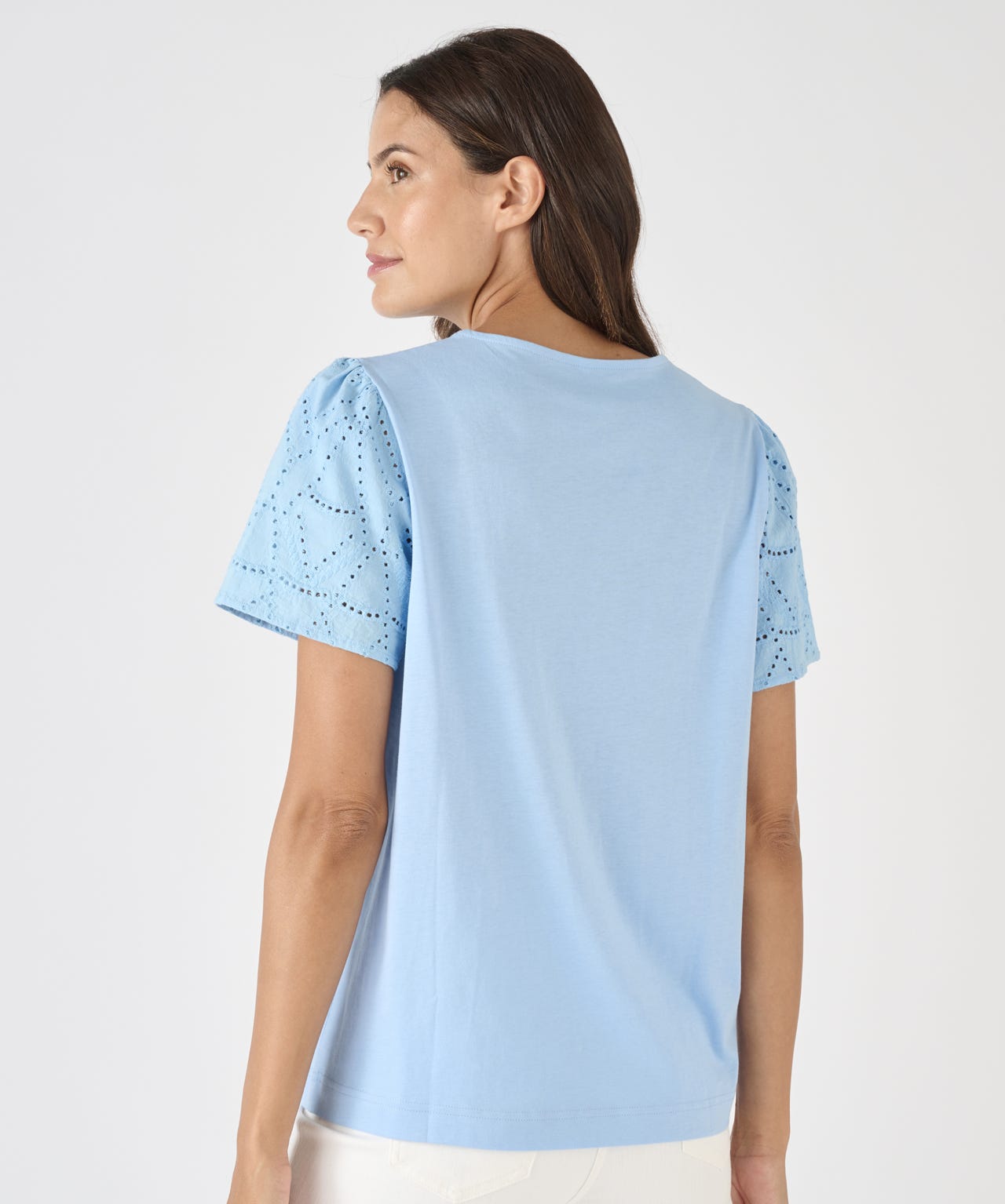 Broderie Anglaise Detail Top 