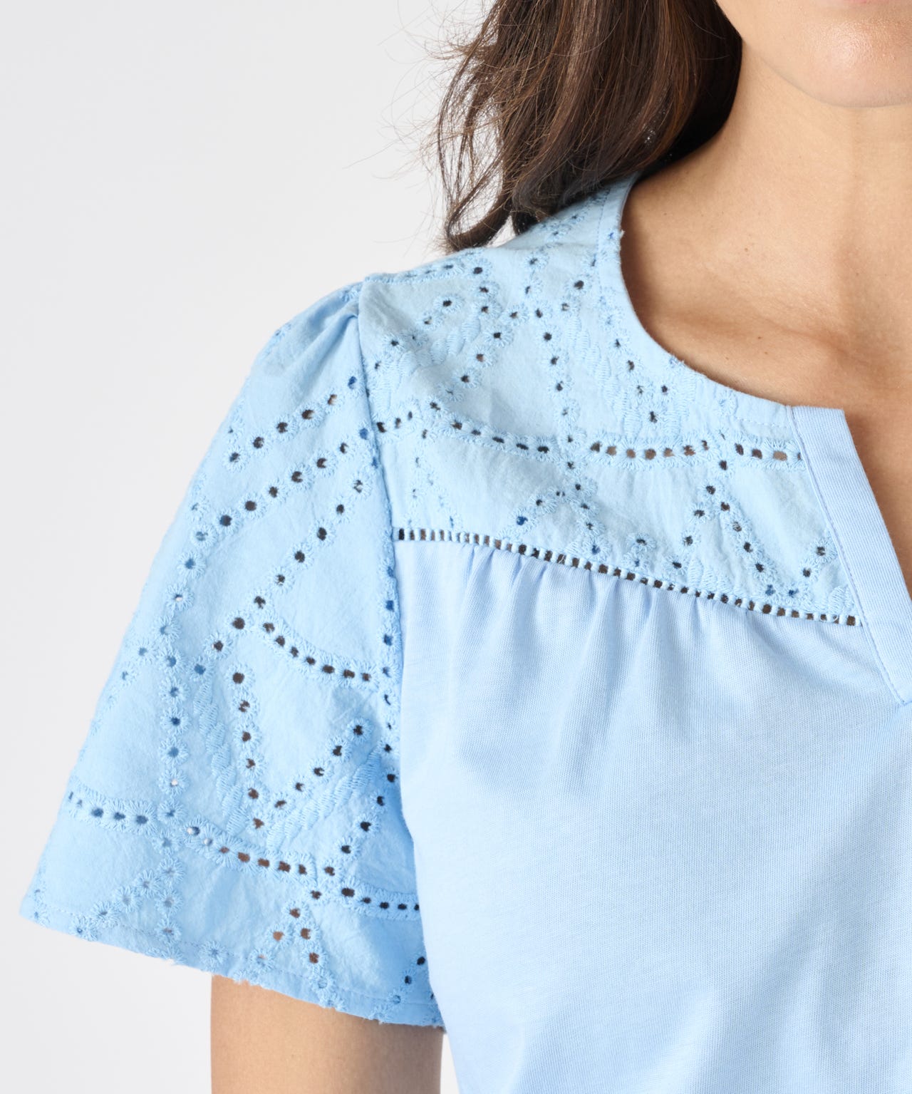Broderie Anglaise Detail Top 