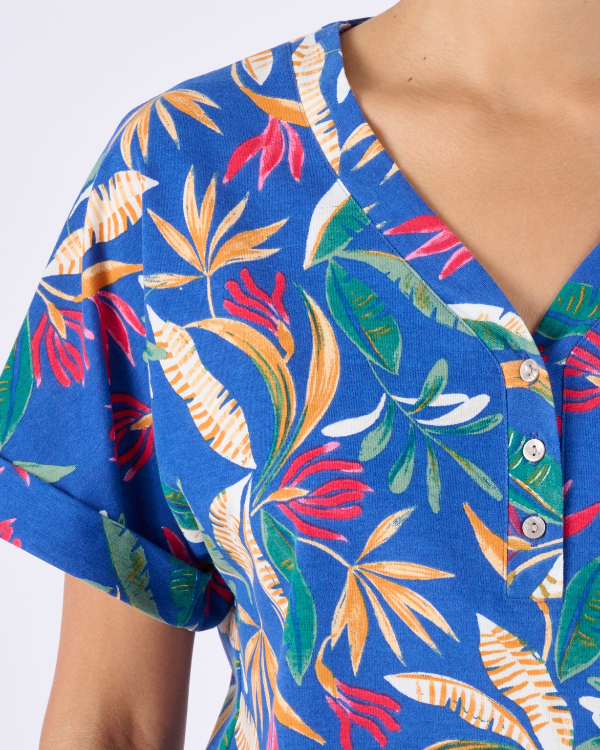 Climatyl Button Placket Top 