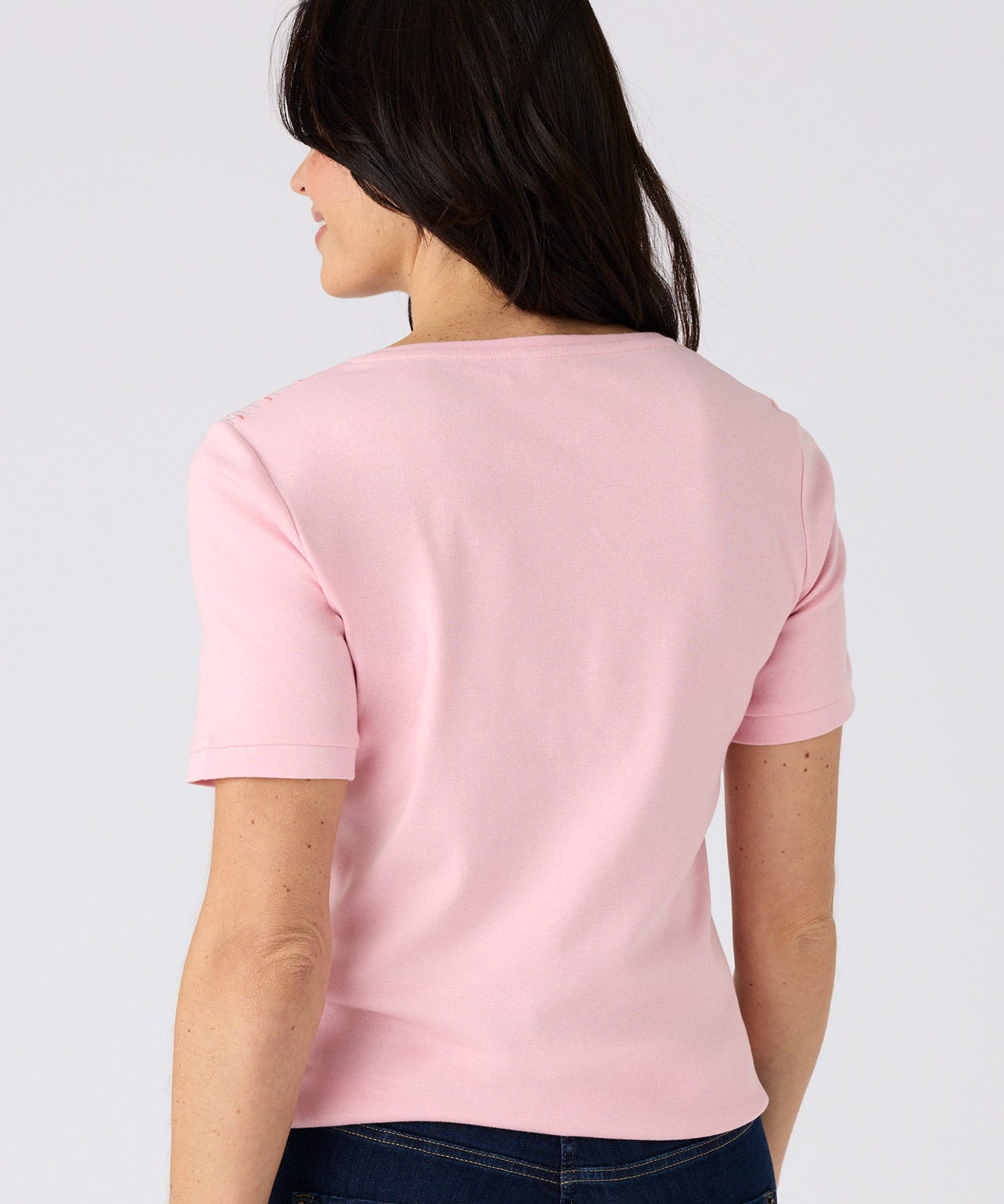 Embroidered Cotton T-shirt 
