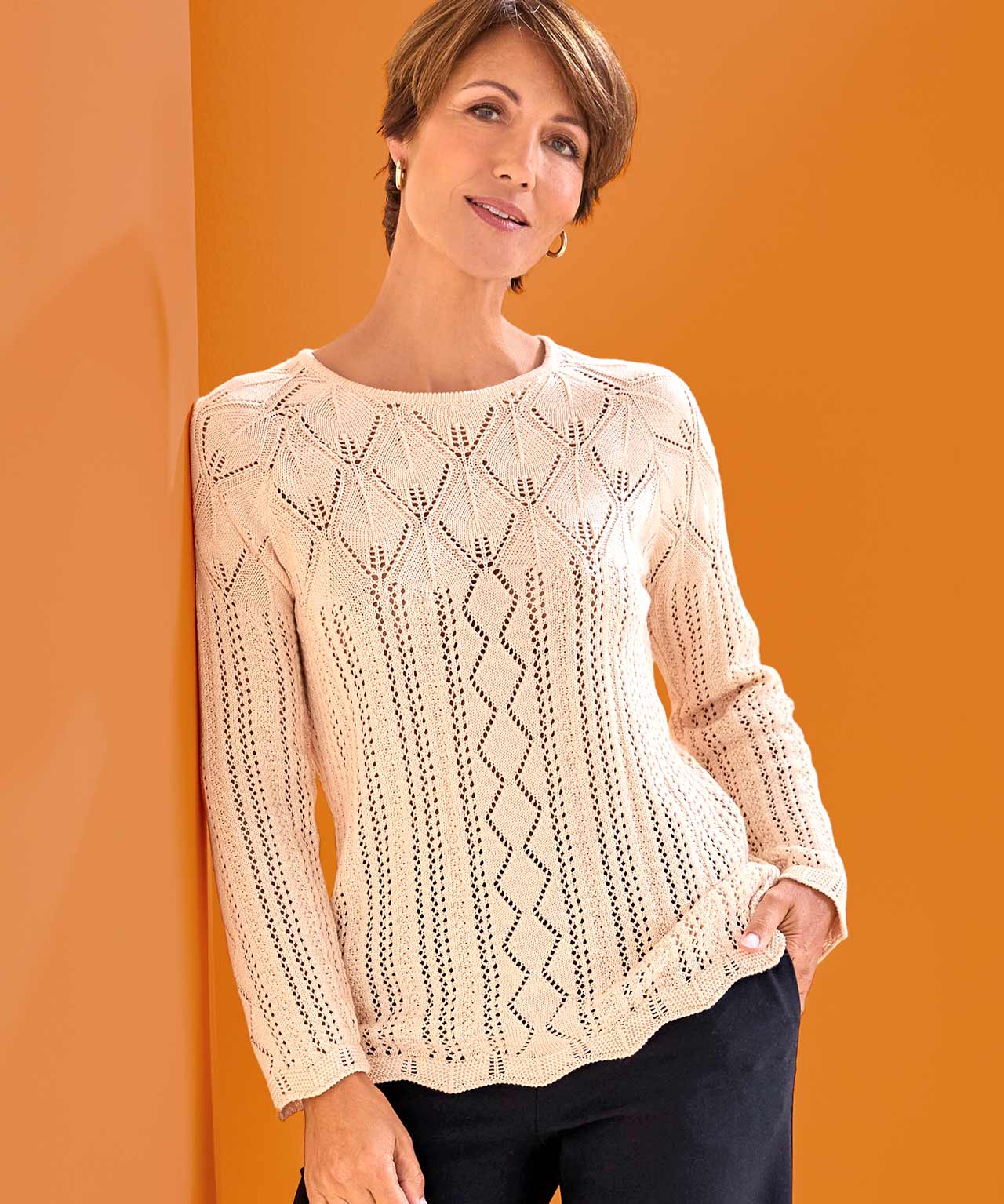 Pointelle Jumper