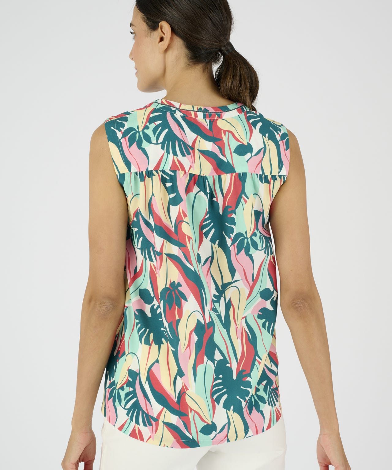 Tropical Print Climatyl Top