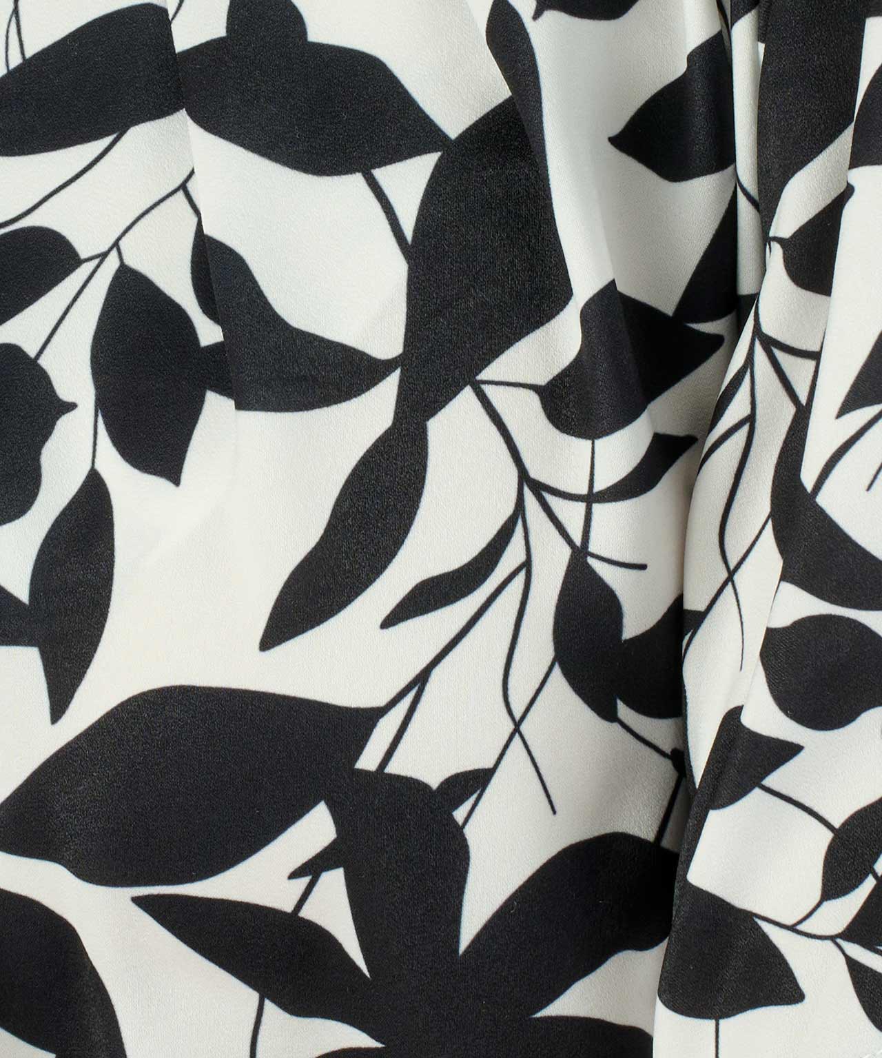Monochrome Printed Blouse 