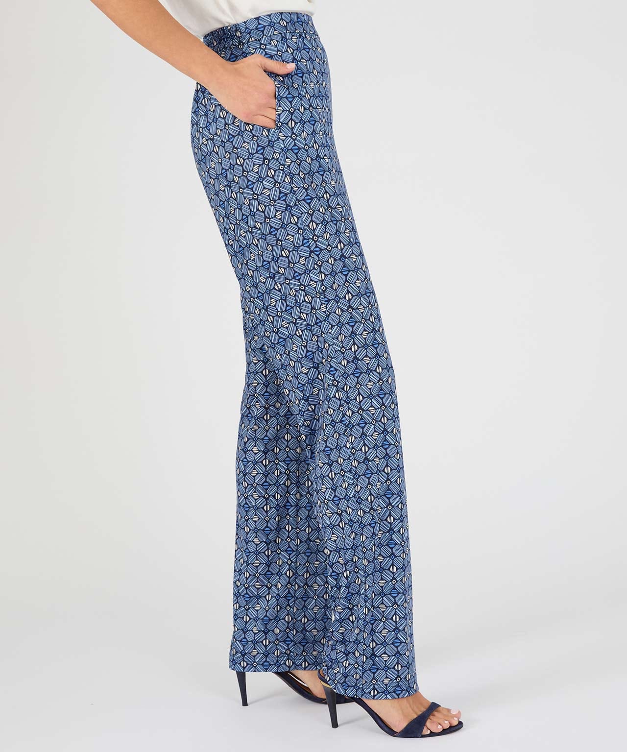 Print Pull-on Trousers 