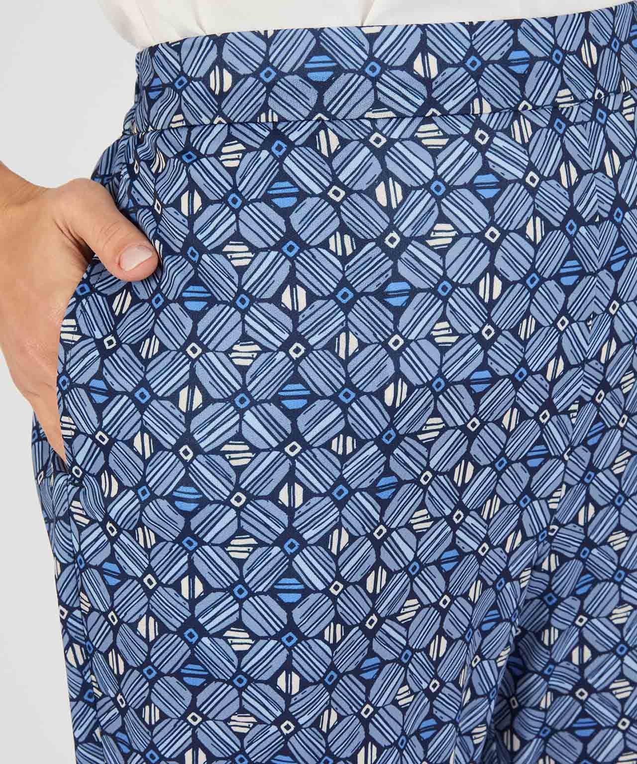 Print Pull-on Trousers 