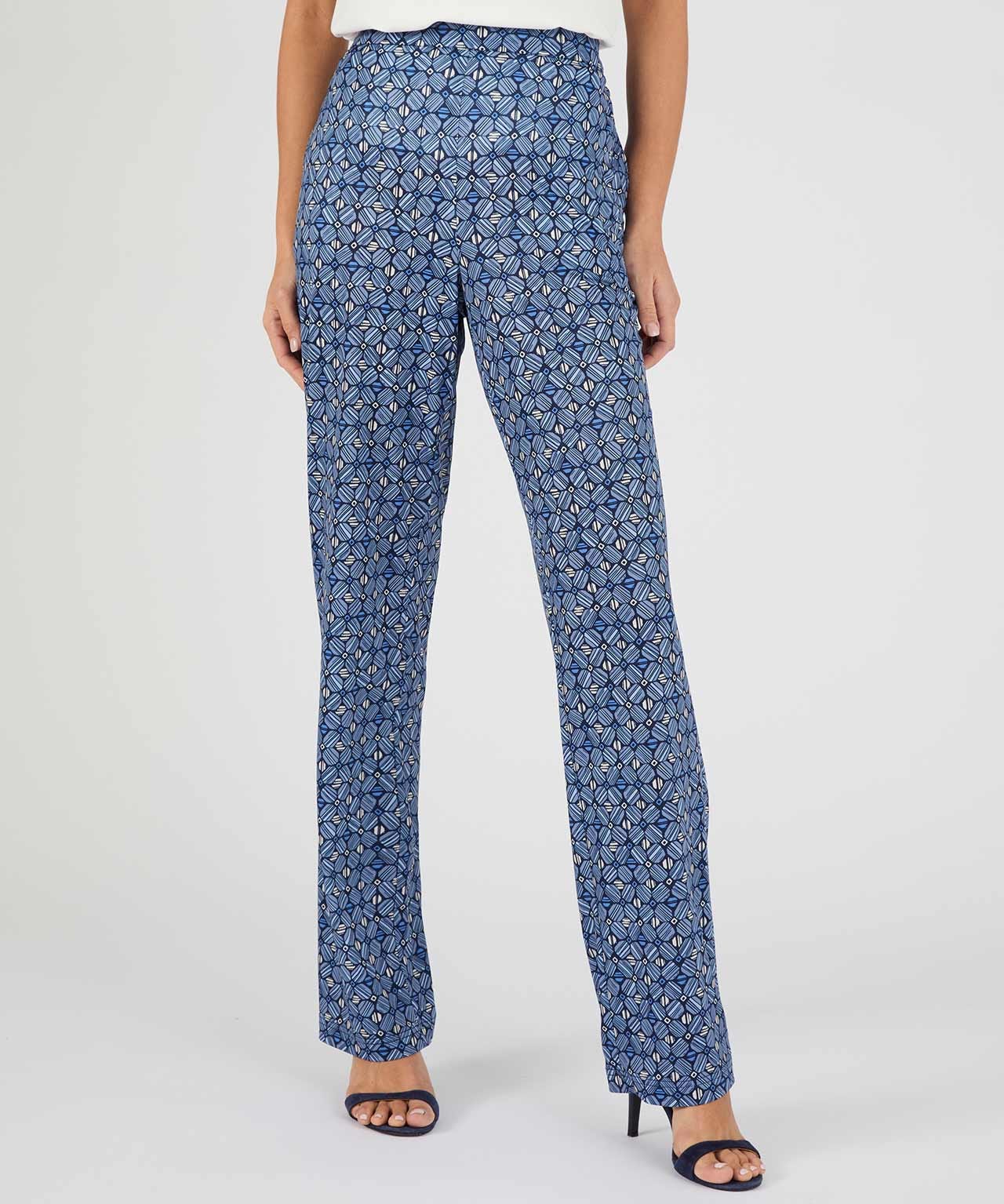 Print Pull-on Trousers 