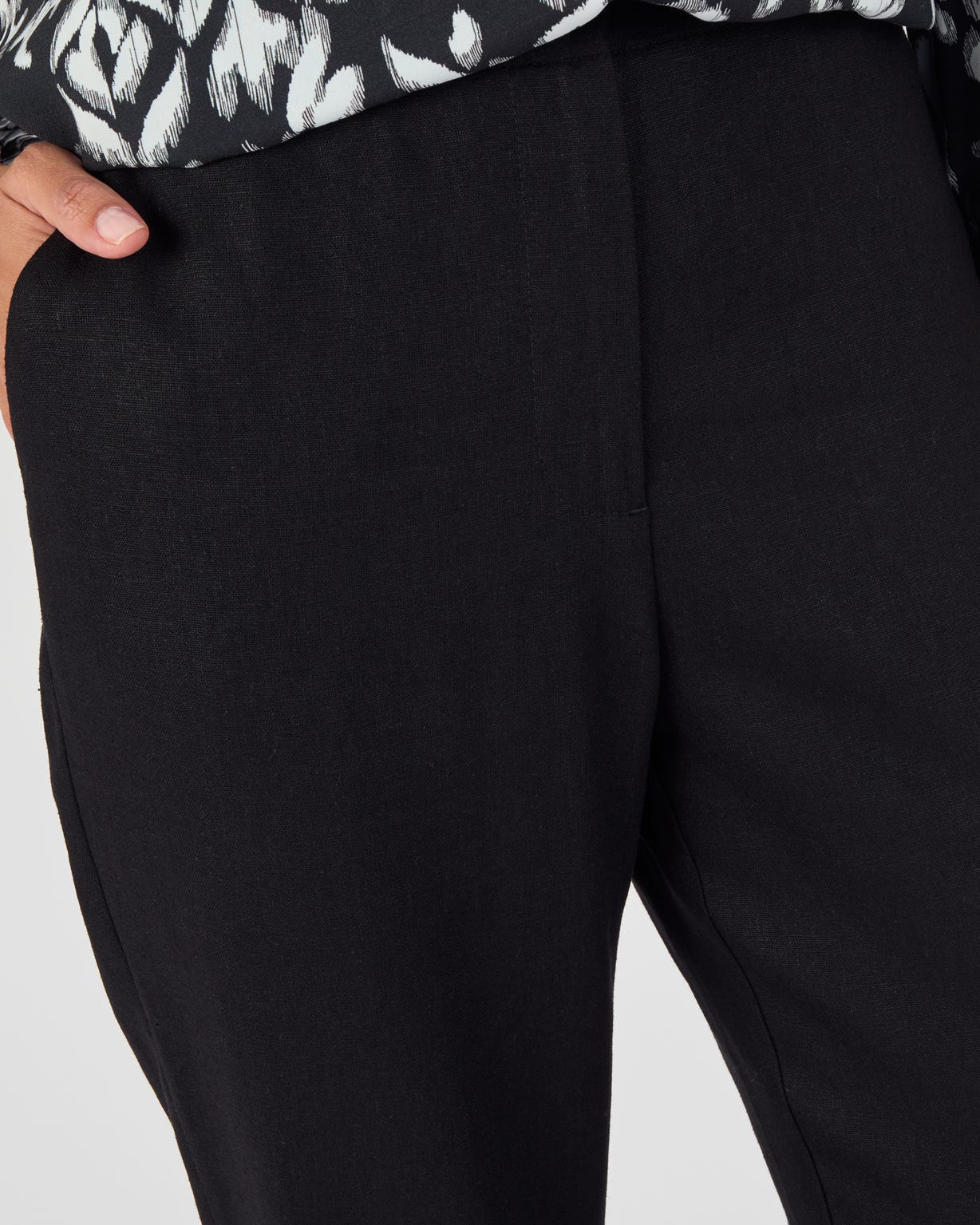Linen Rich Trousers 