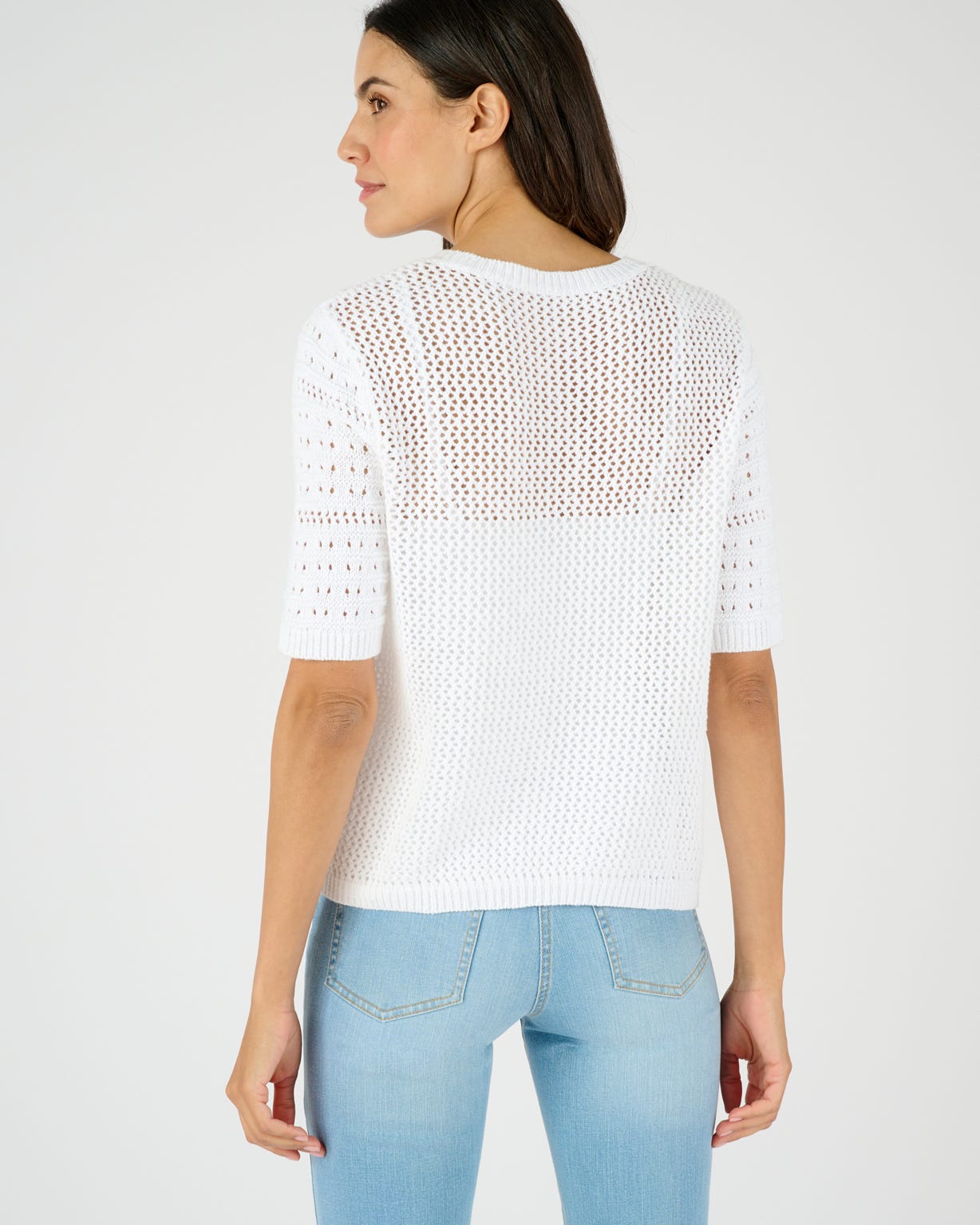 Pointelle Cotton Cardigan 