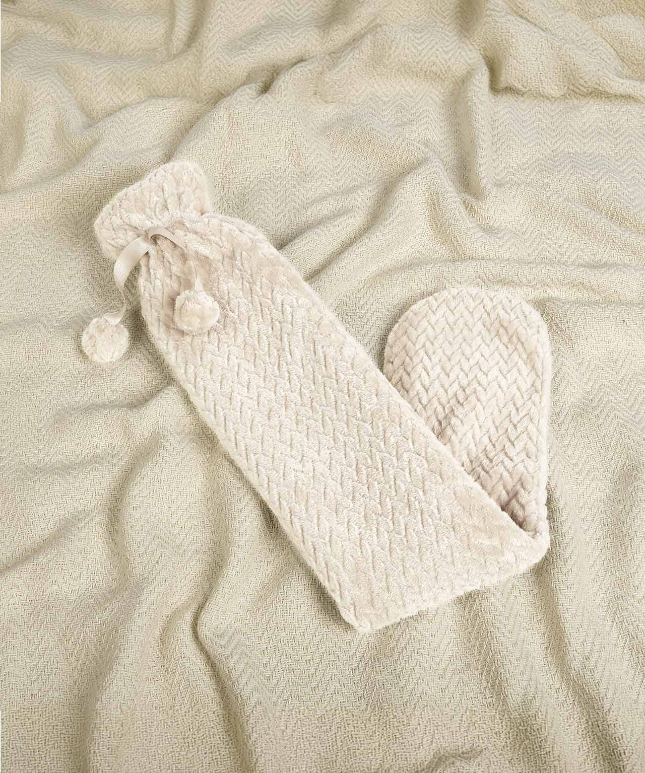 Long Plush Hot Water Bottle