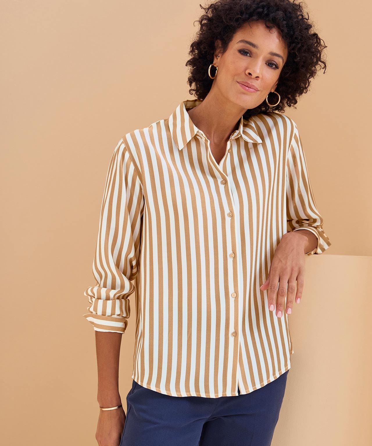 Stripe Long Sleeve Shirt