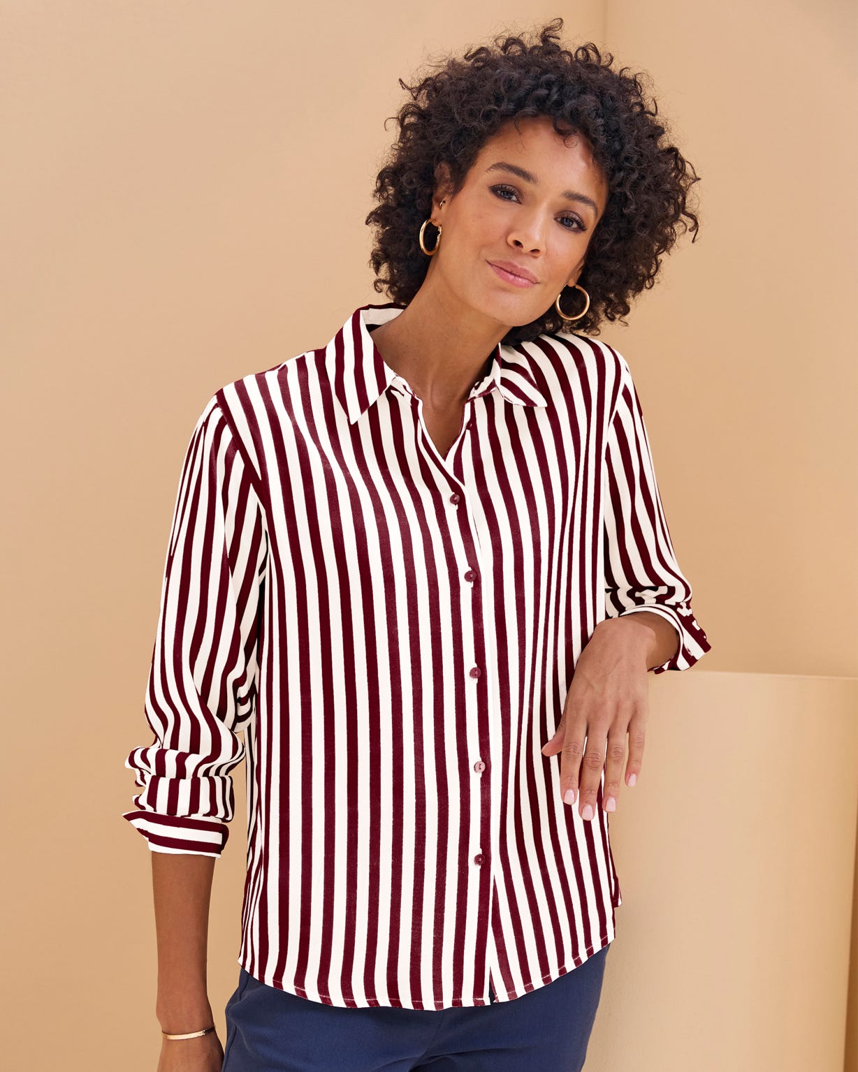 Stripe Long Sleeve Shirt 