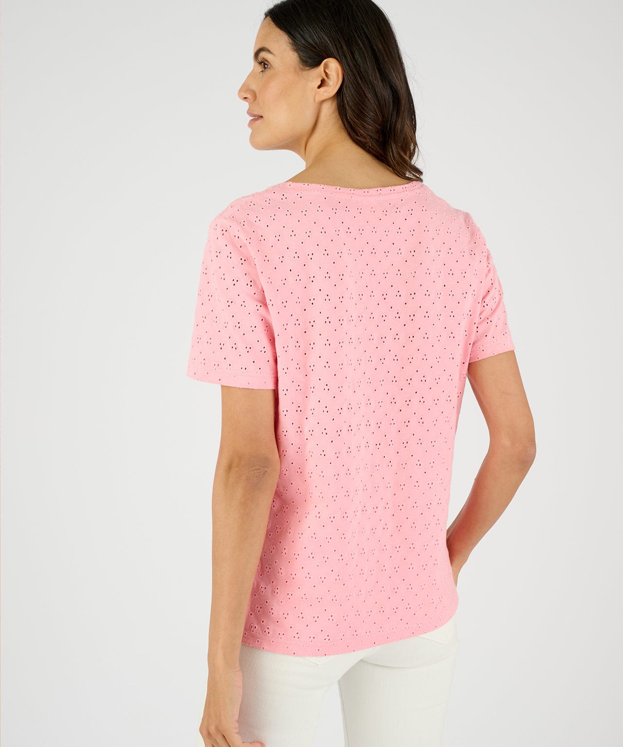 Broderie Anglais Style T-shirt 