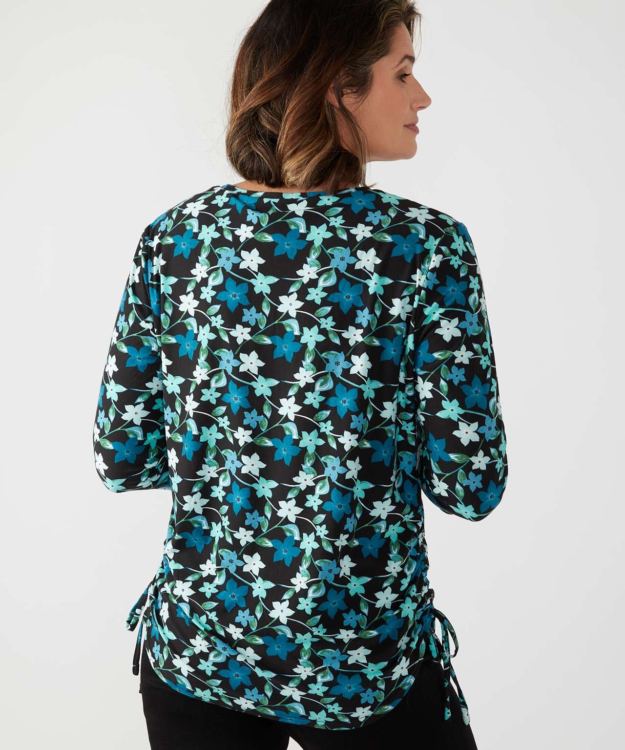 First Avenue Floral Printed T-shirt