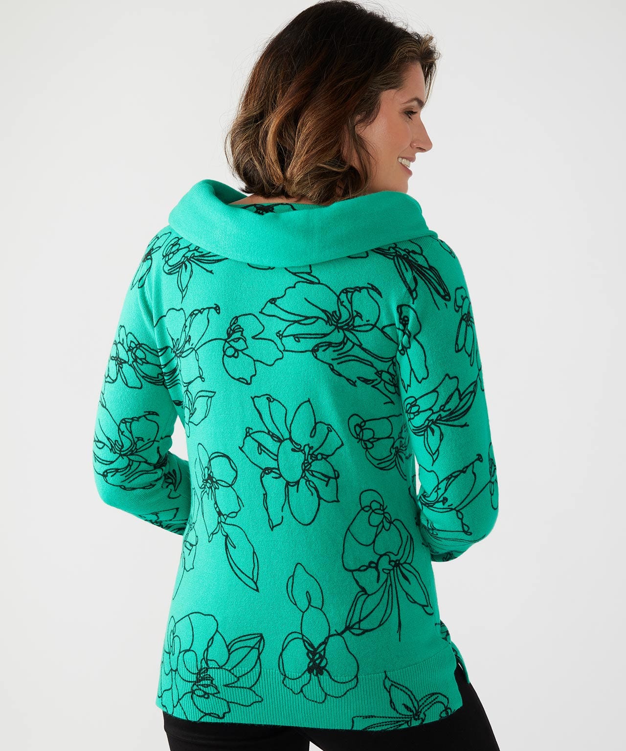 First Avenue Cashmilion Tunic with Snood