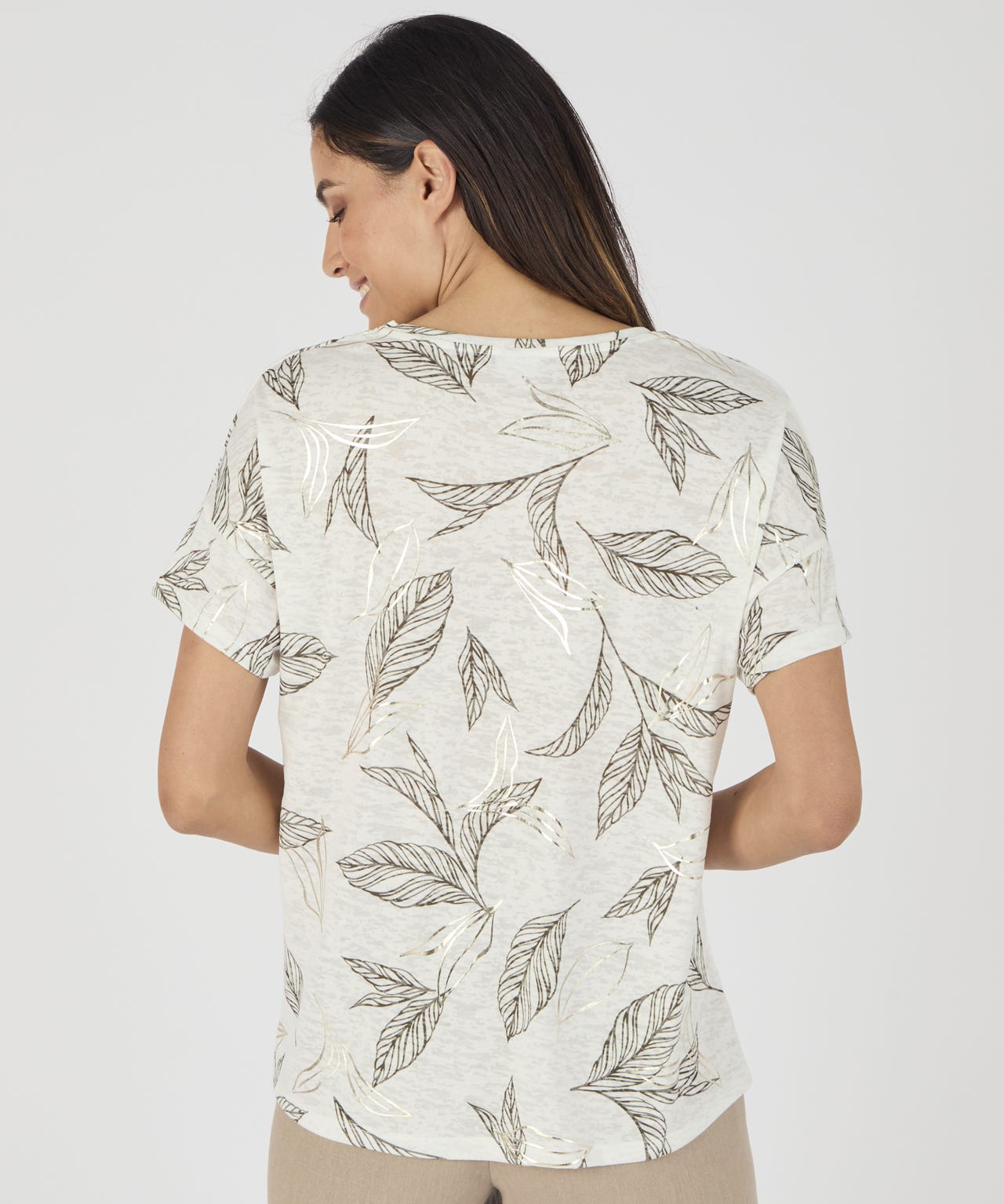 Foil Print T-shirt 