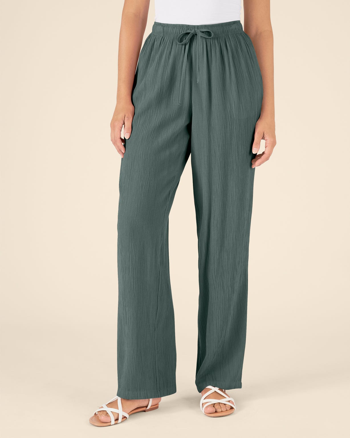 Crinkle Trousers