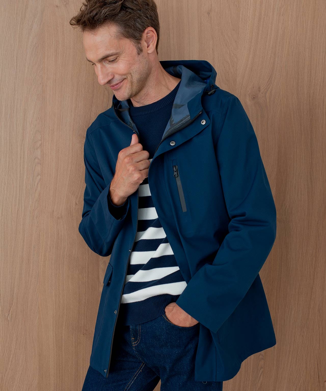 Men's Waterproof Hooded Parka 