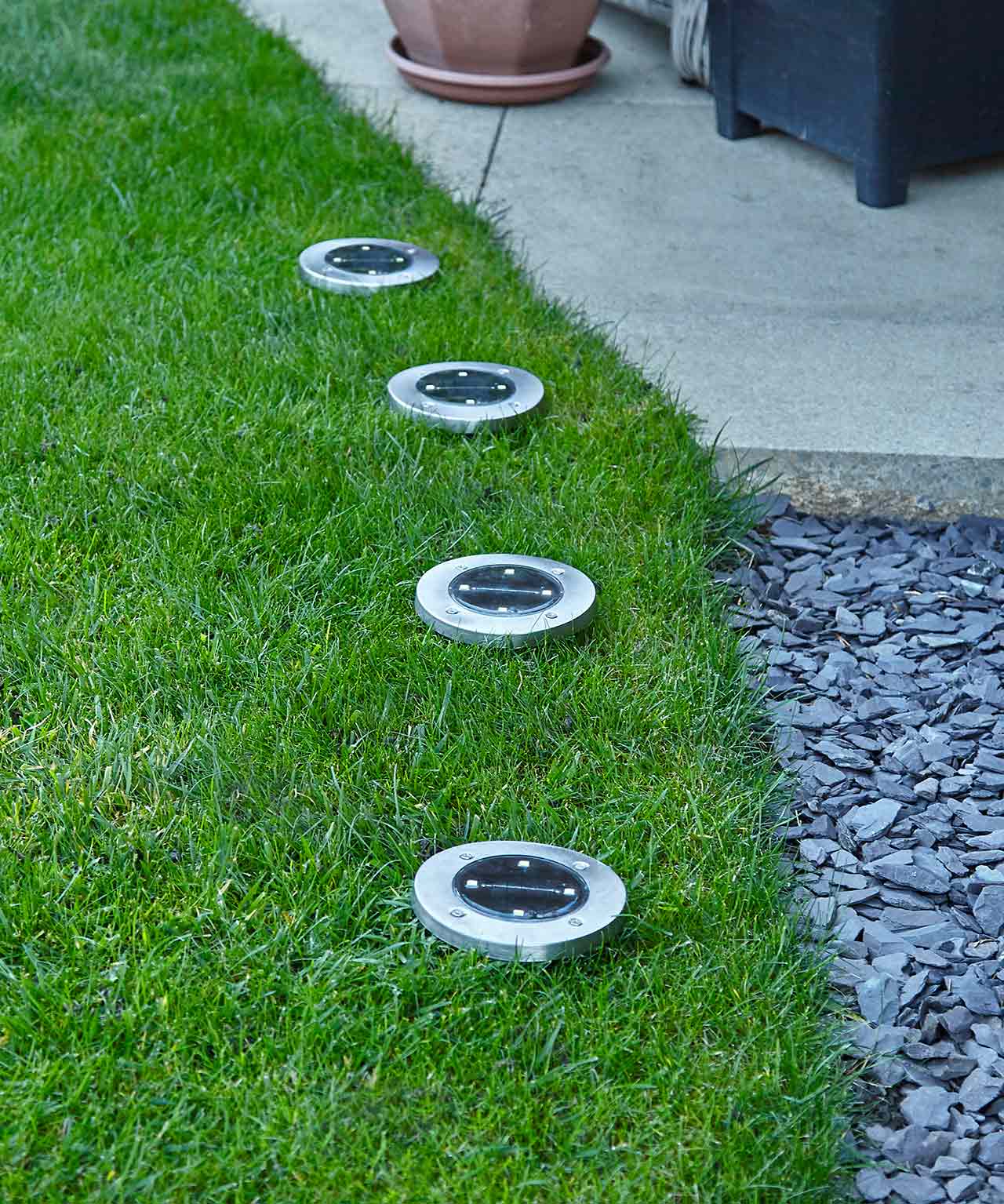 Set of 4 Solar Path Lights