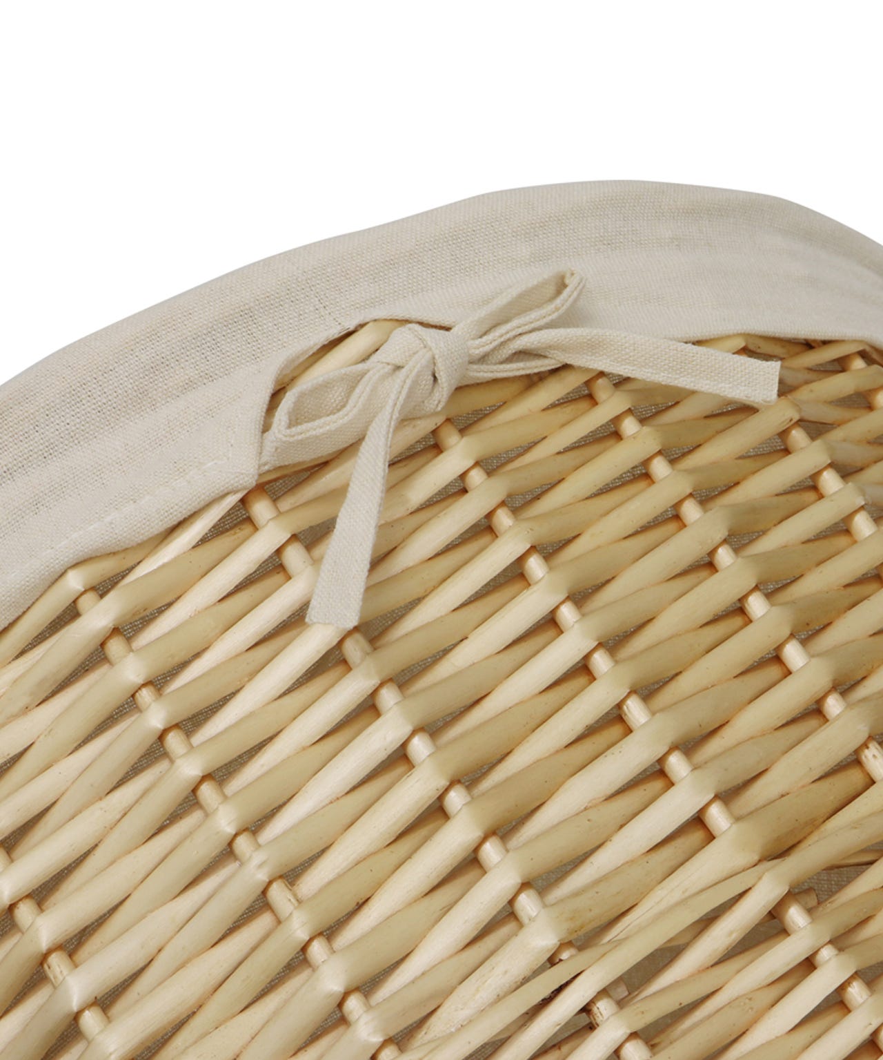 4 Round Willow Laundry Baskets & Bins