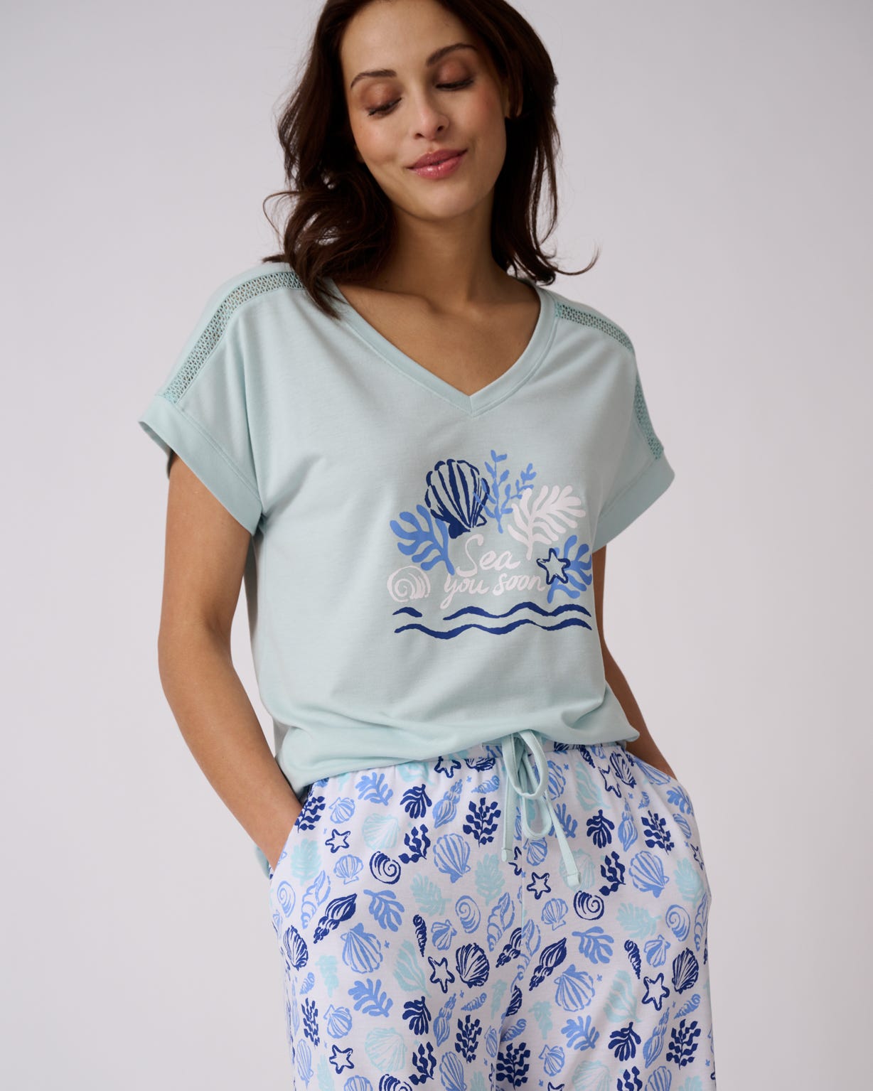 Climatyl Cropped Pyjamas 