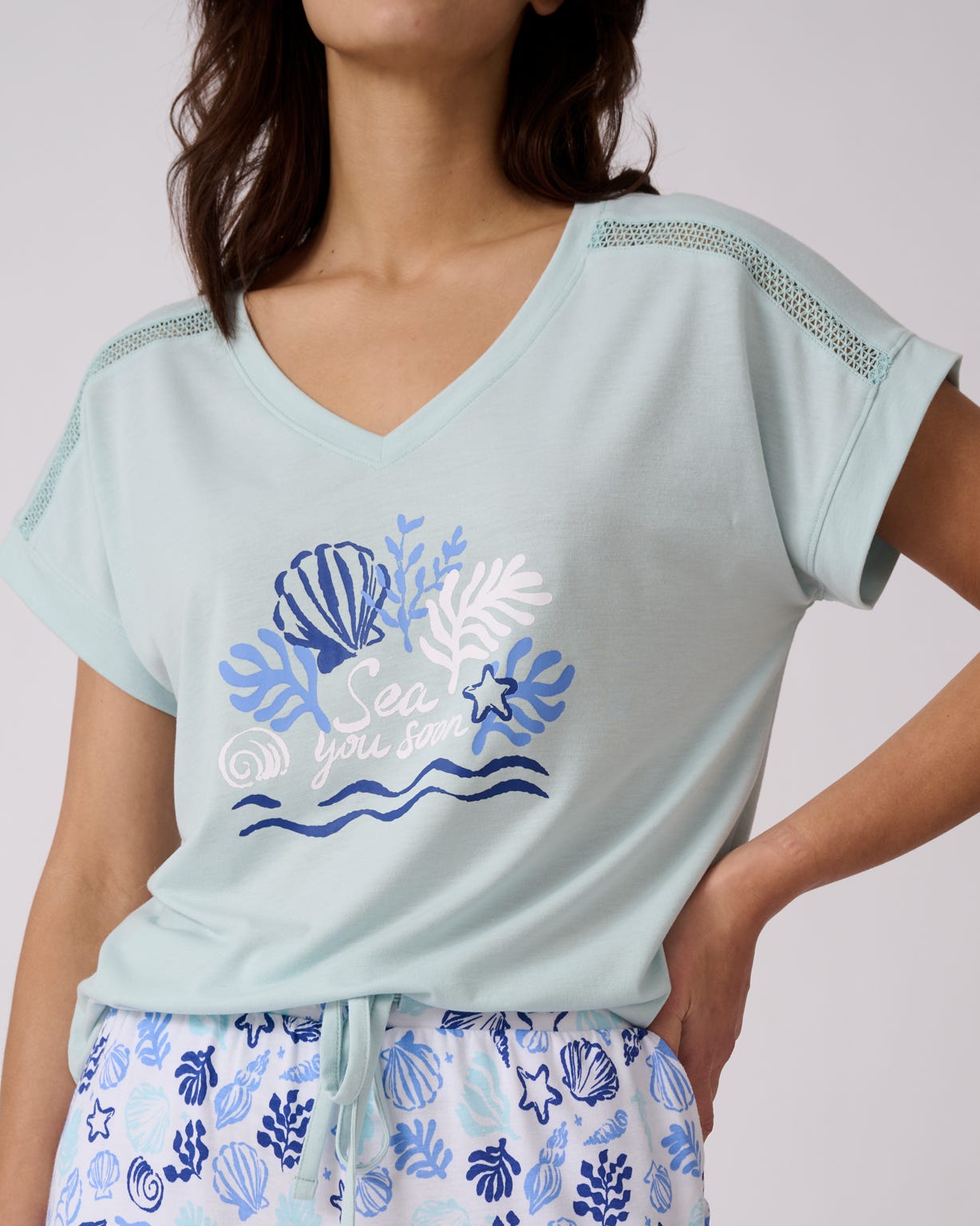 Climatyl Cropped Pyjamas 