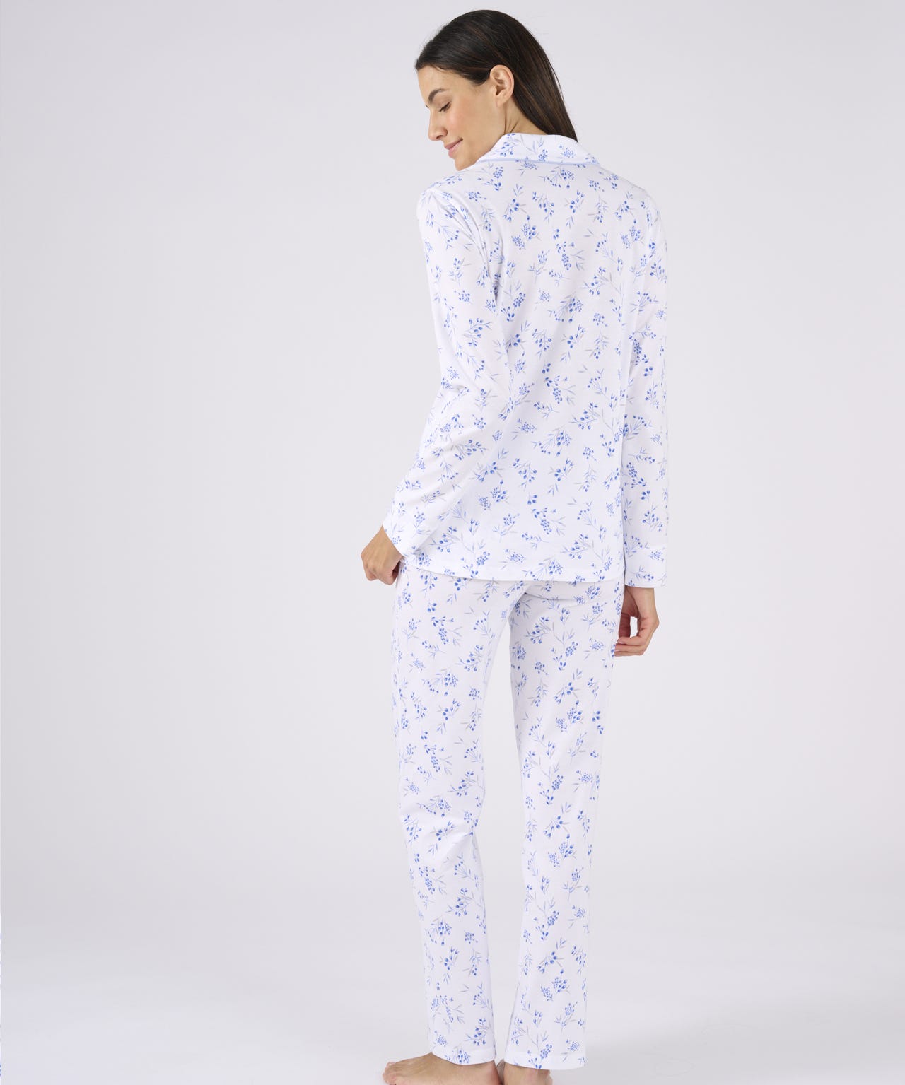 Button-through Jersey Pyjamas