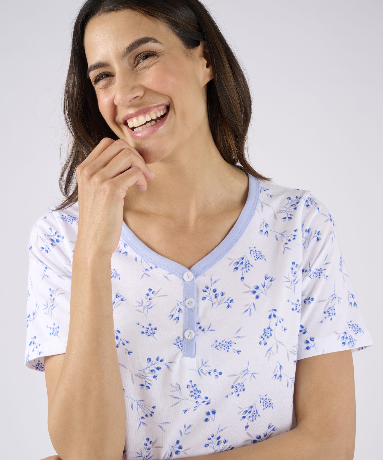 Short Sleeve Jersey Nightdress